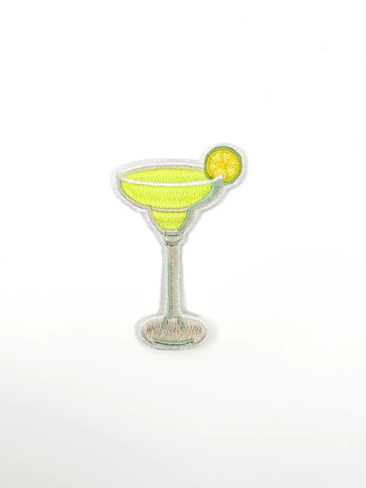 Margarita with Lime Embroidered Iron - On Patch - Wander Together Outfitters