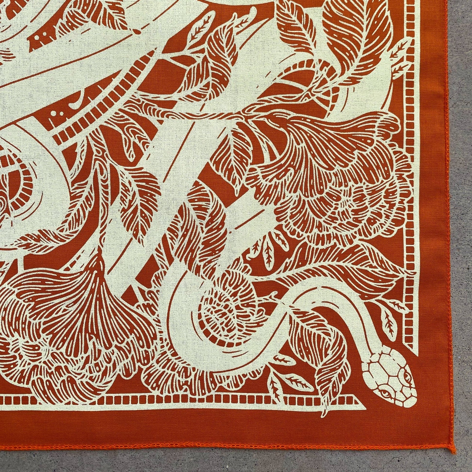 Marigold Floral Snake Bandana - Wander Together Outfitters