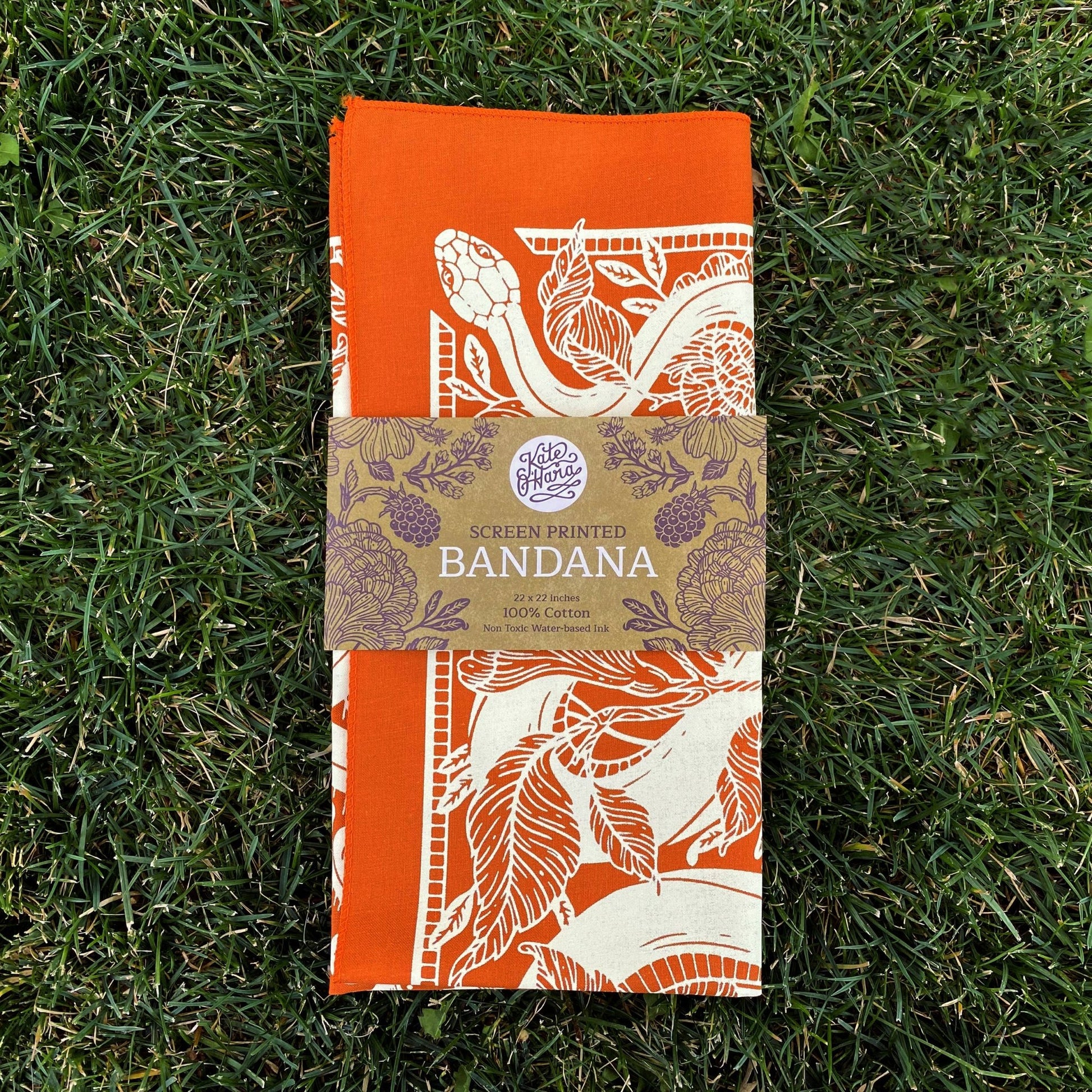 Marigold Floral Snake Bandana - Wander Together Outfitters