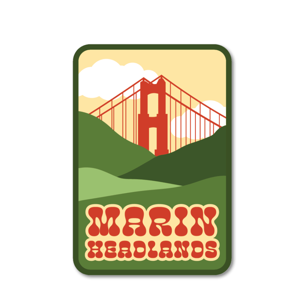 Marin Headlands Sticker - Wander Together Outfitters