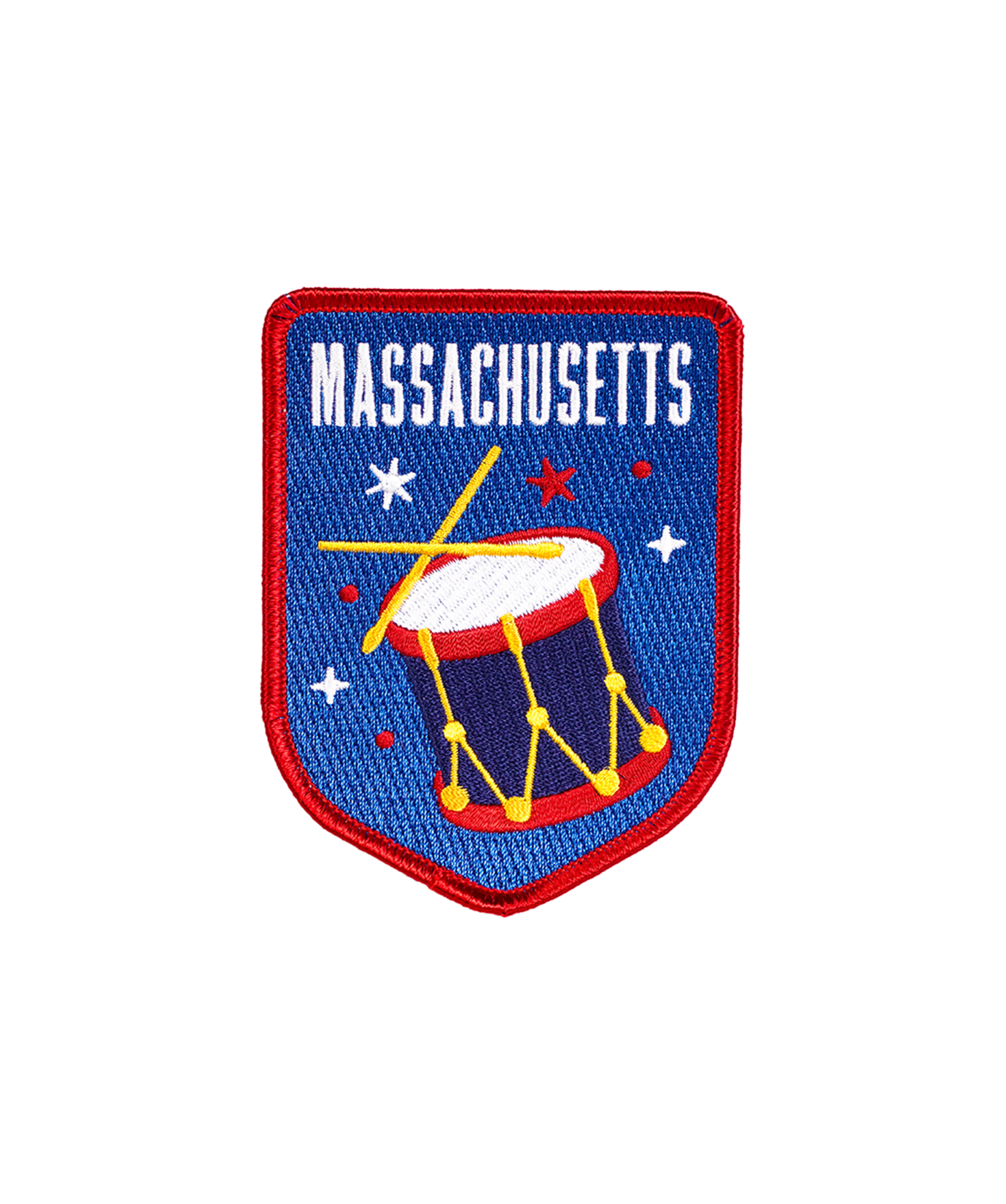 Massachusetts Embroidered Patch - Wander Together Outfitters