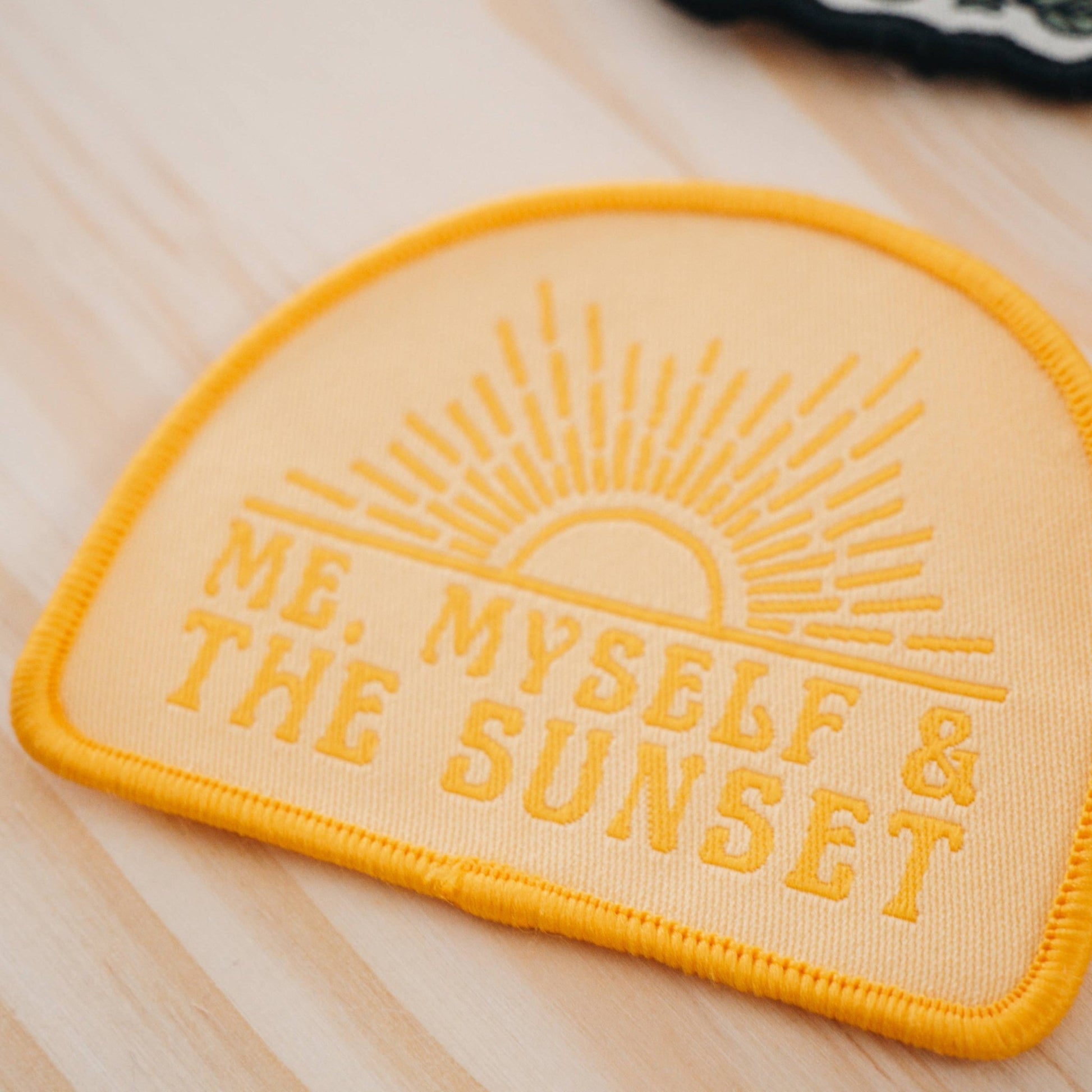 "Me, Myself & the Sunset" Sew On Patch - Wander Together Outfitters