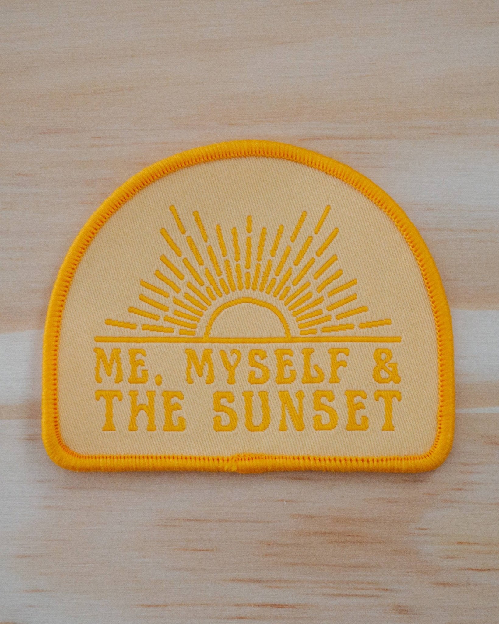 "Me, Myself & the Sunset" Sew On Patch - Wander Together Outfitters