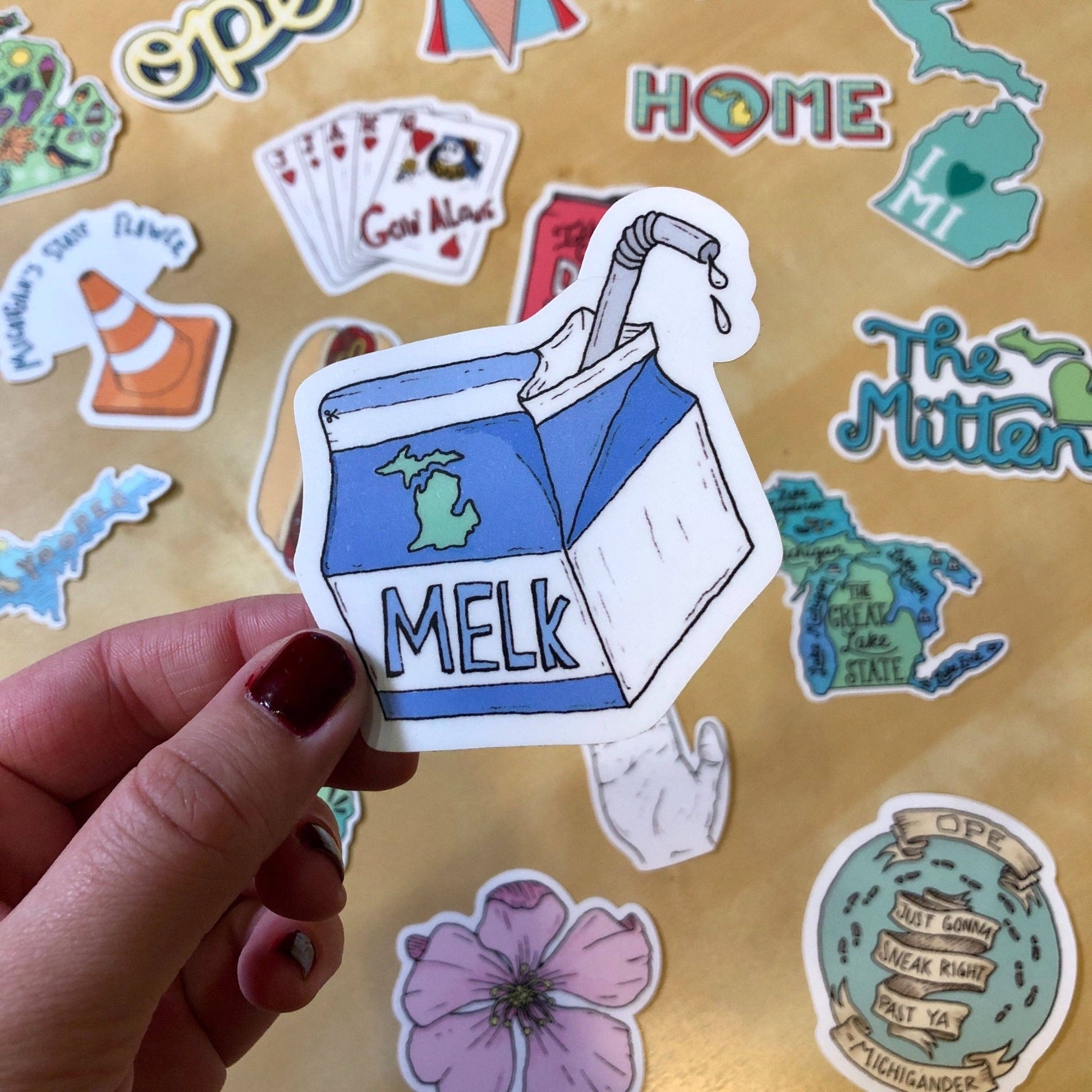 Melk - Midwest Sticker - Wander Together Outfitters
