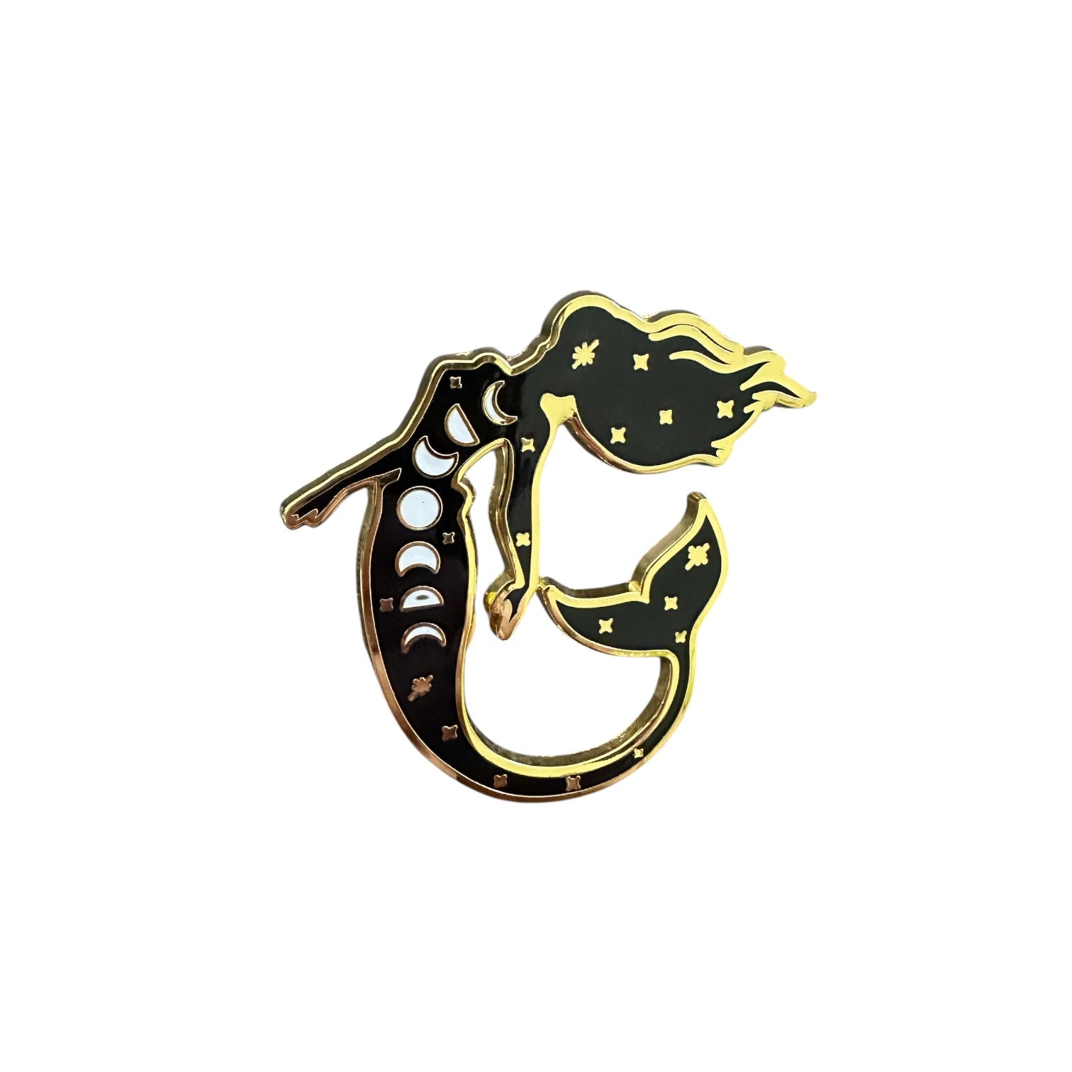 Mermaid Moon Enamel Pin - Wander Together Outfitters