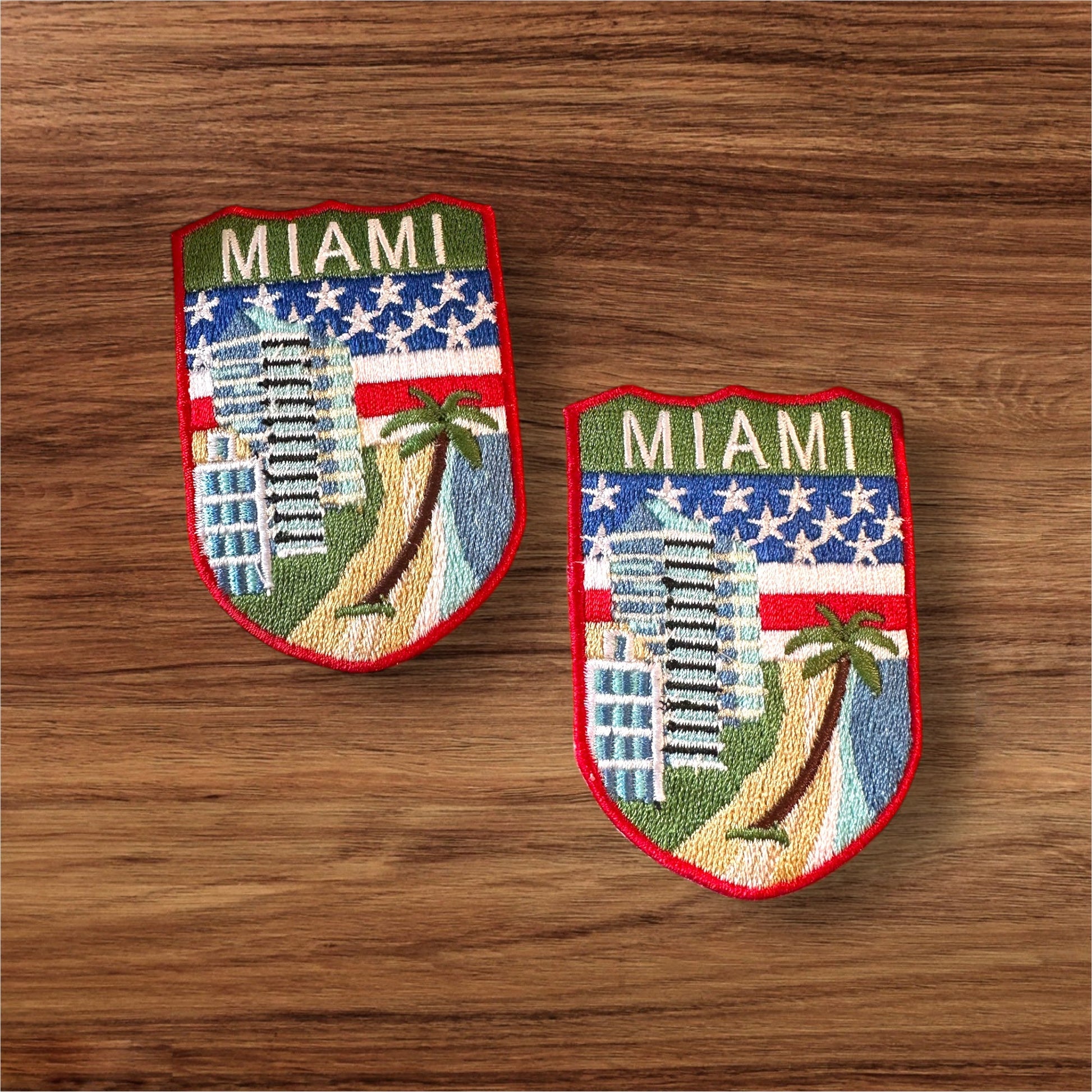 Miami Iron On Patch (Various Styles) - Wander Together Outfitters