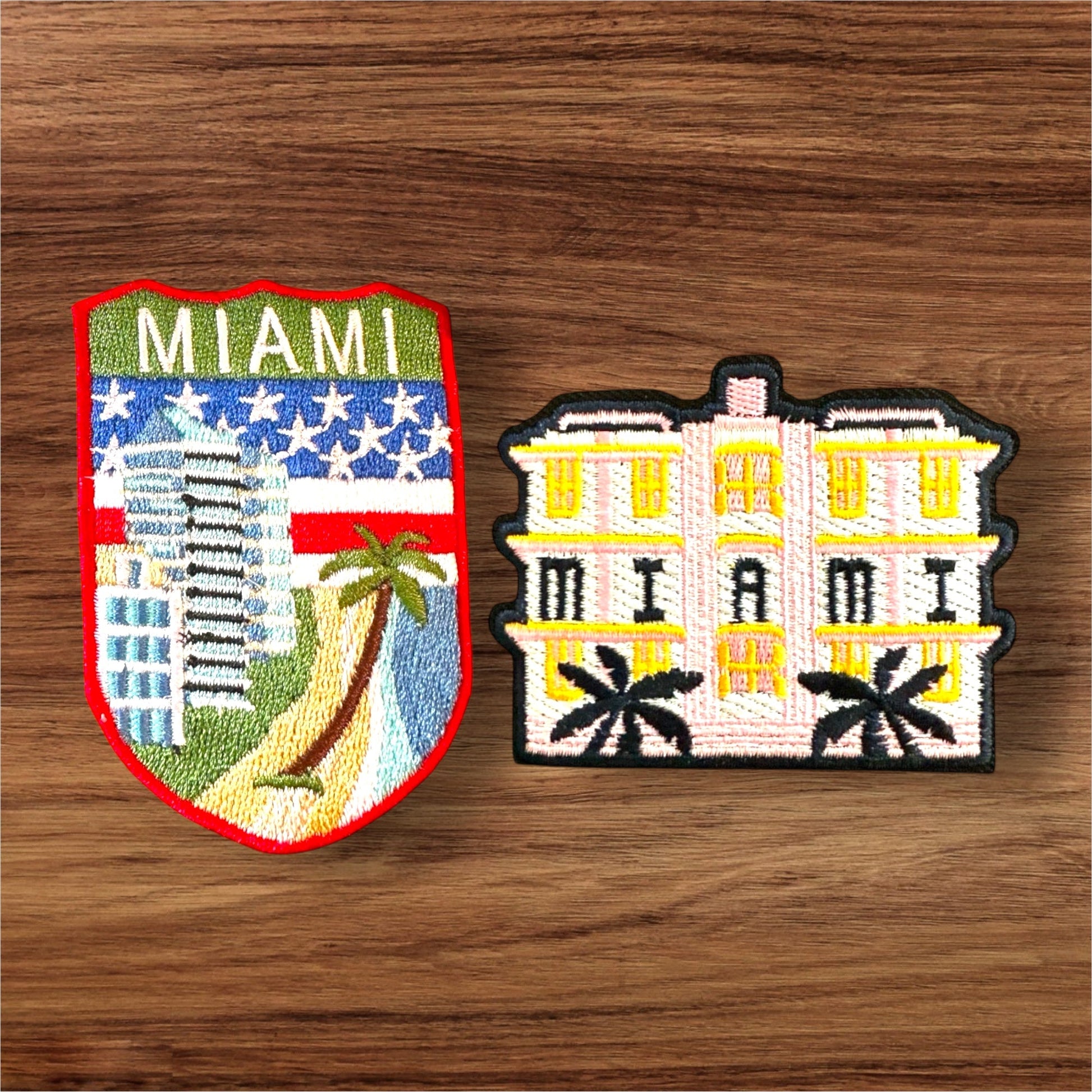 Miami Iron On Patch (Various Styles) - Wander Together Outfitters