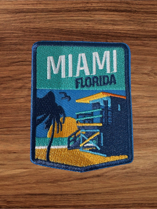 Miami Iron On Patches - Collection (Various Styles) - Wander Together Outfitters