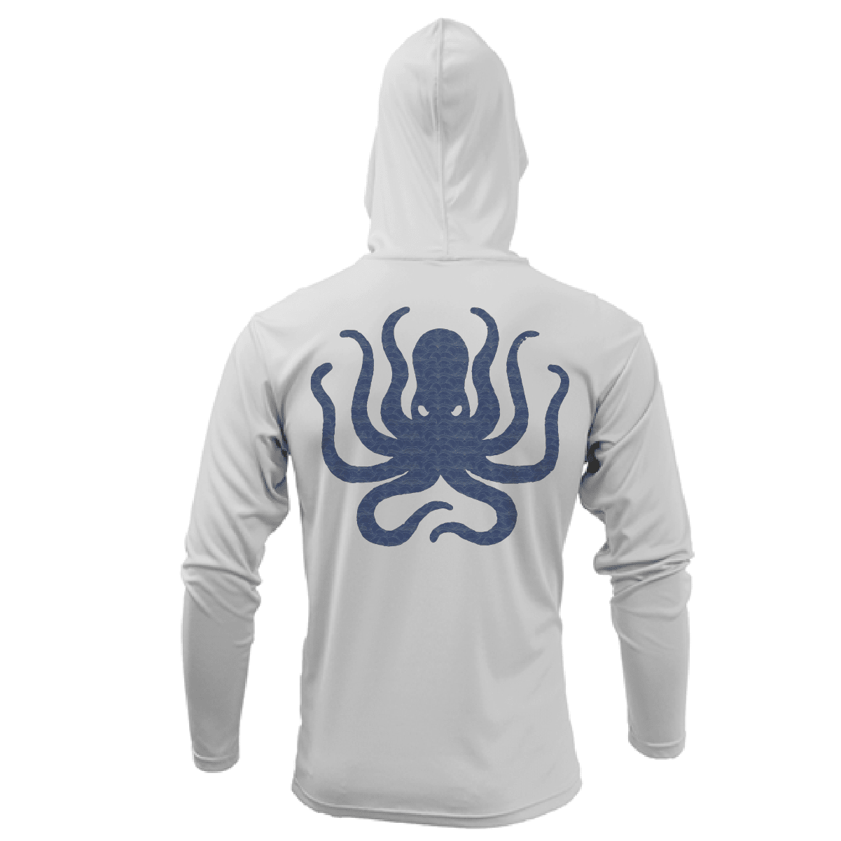 Michigan Freshwater Born Kraken Men's Long Sleeve UPF 50+ Dry-Fit Hoodie - Wander Together Outfitters
