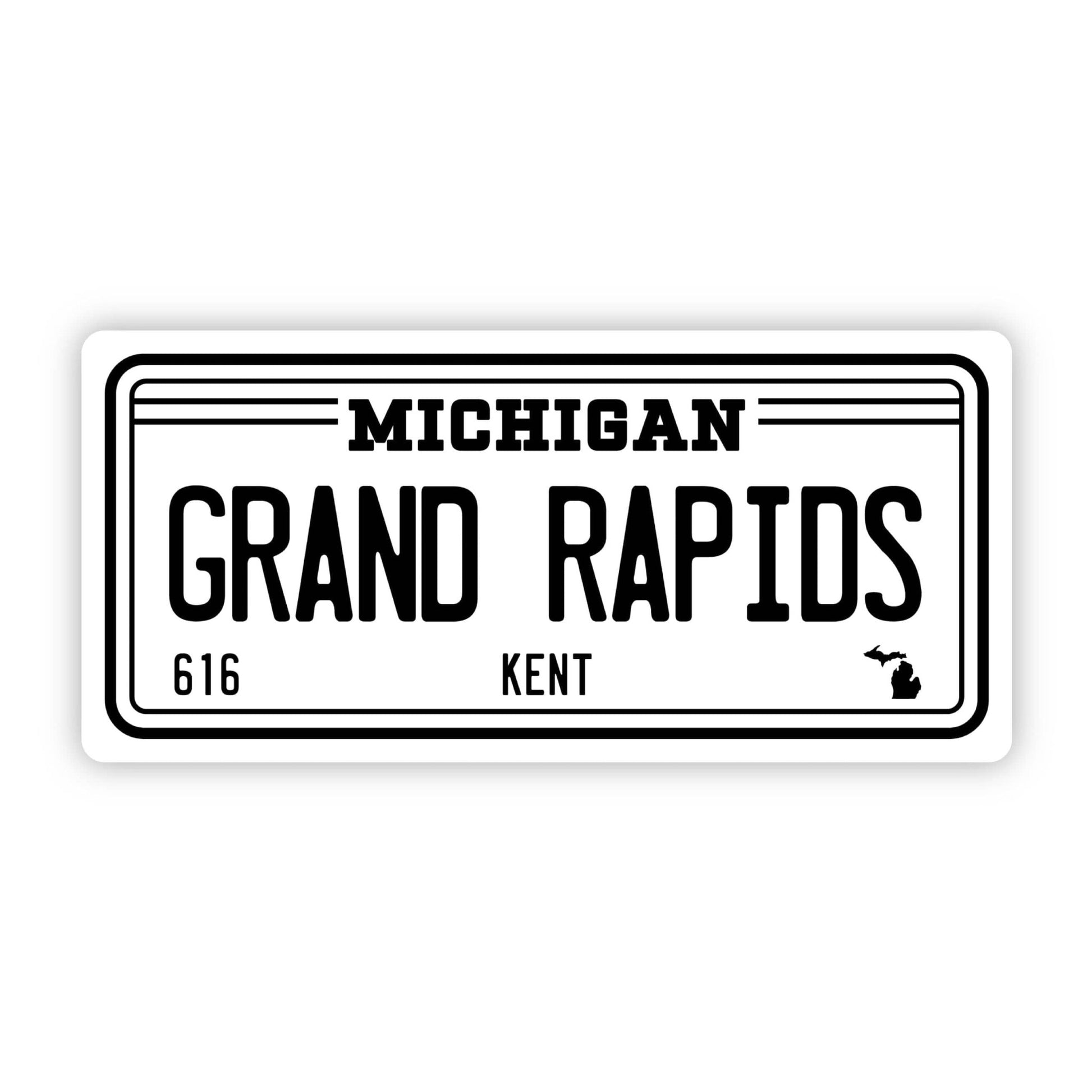 Michigan License Plate Stickers - Pick Your Favorite City! - Wander Together Outfitters