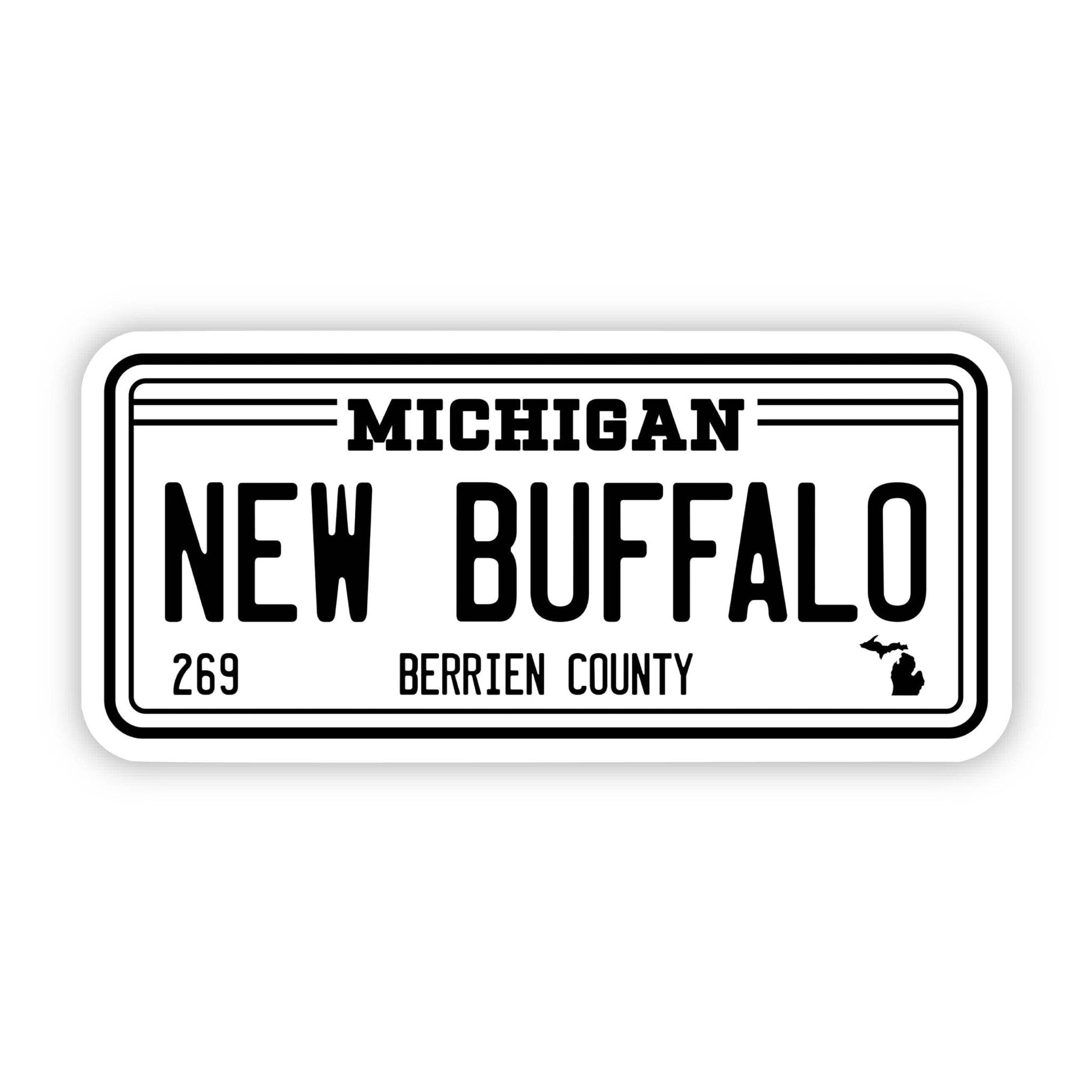 Michigan License Plate Stickers Pick Your Favorite City! - Wander Together Outfitters