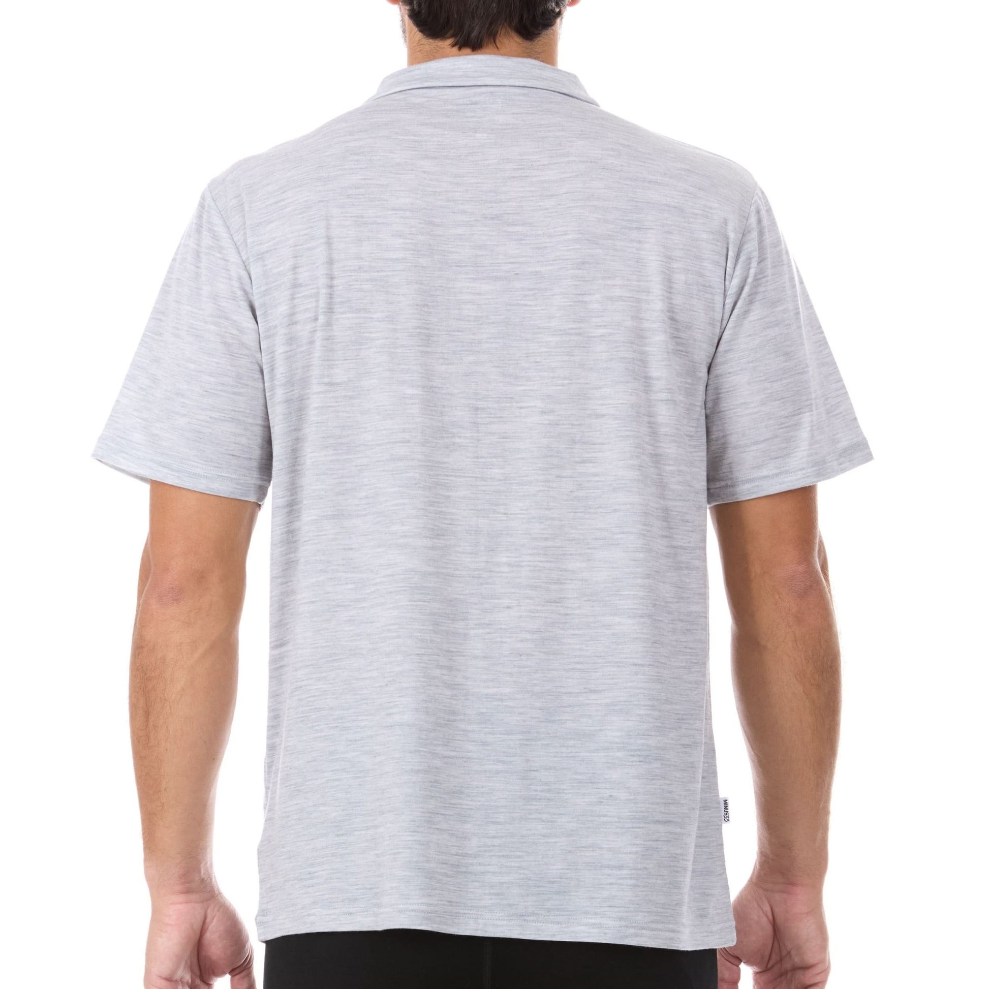 Microweight Men's Wool Polo - Woolverino - Wander Together Outfitters