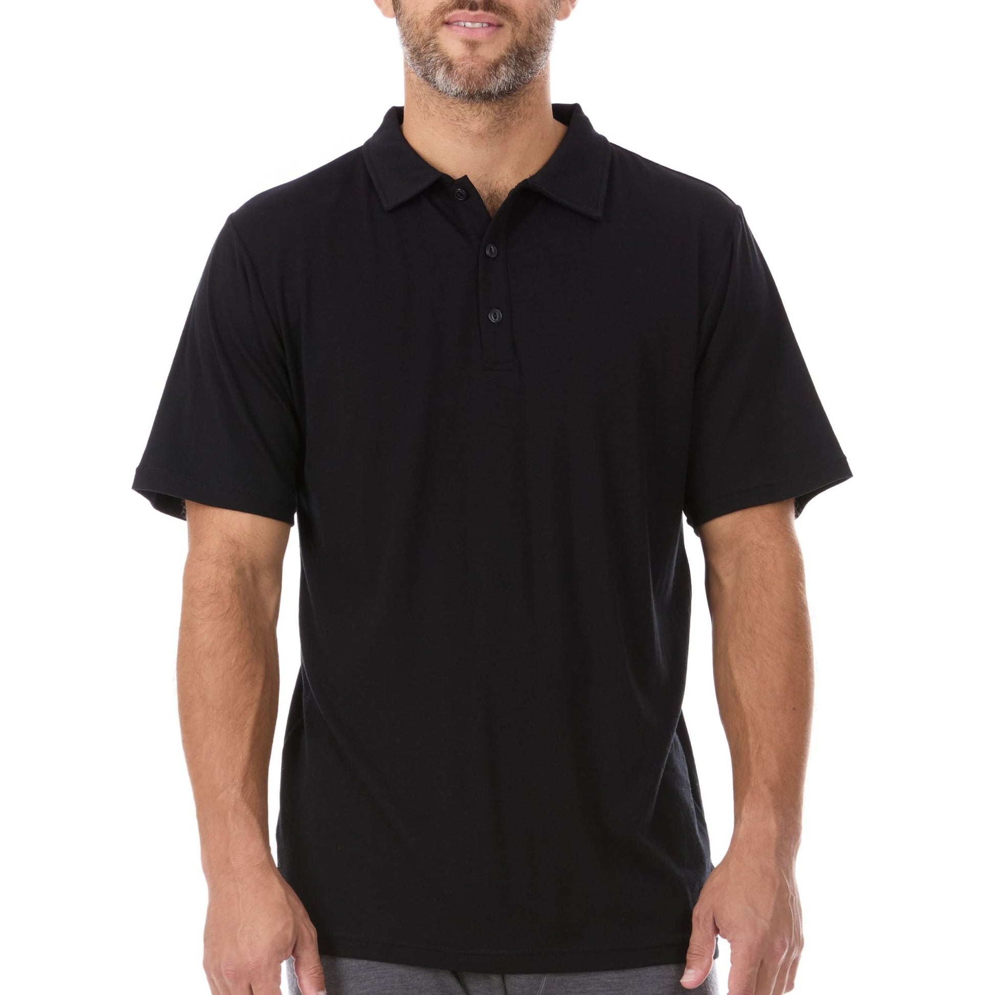 Microweight Men's Wool Polo - Woolverino - Wander Together Outfitters
