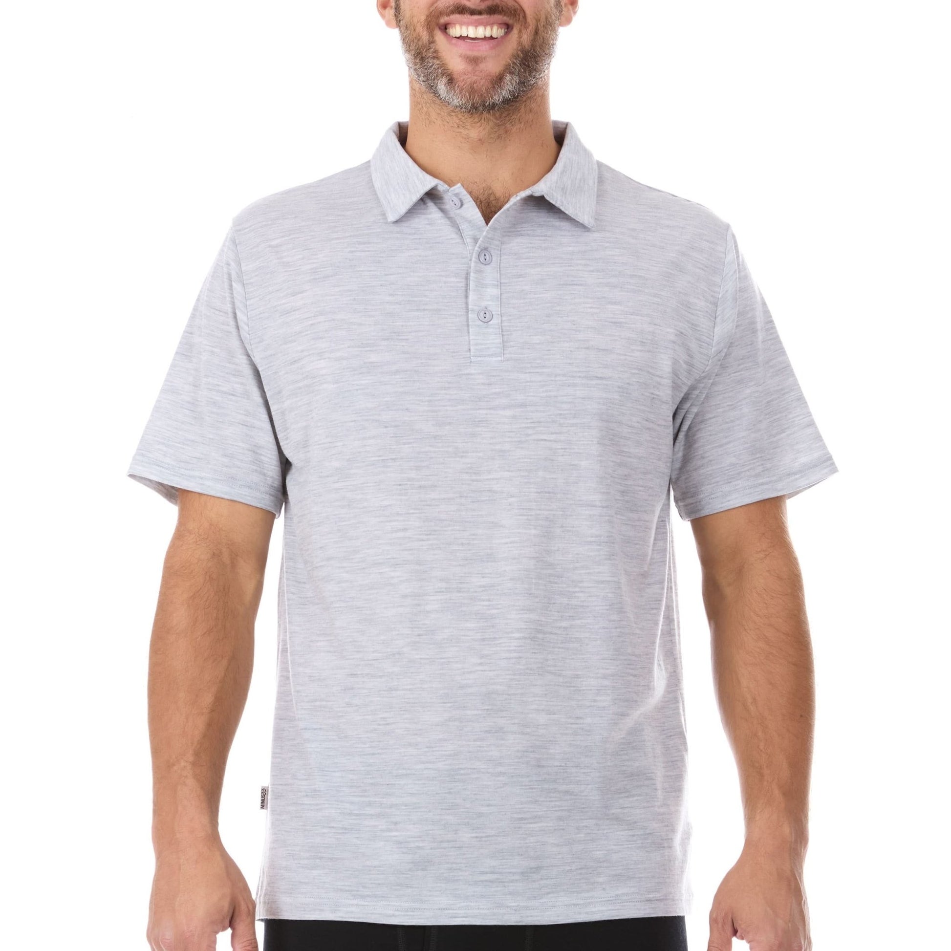 Microweight Men's Wool Polo - Woolverino - Wander Together Outfitters