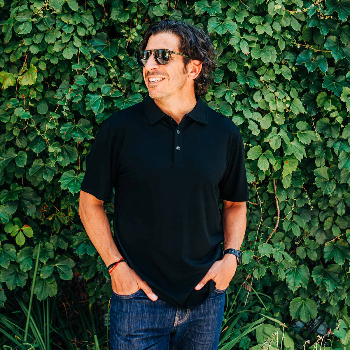 Microweight Men's Wool Polo - Woolverino - Wander Together Outfitters