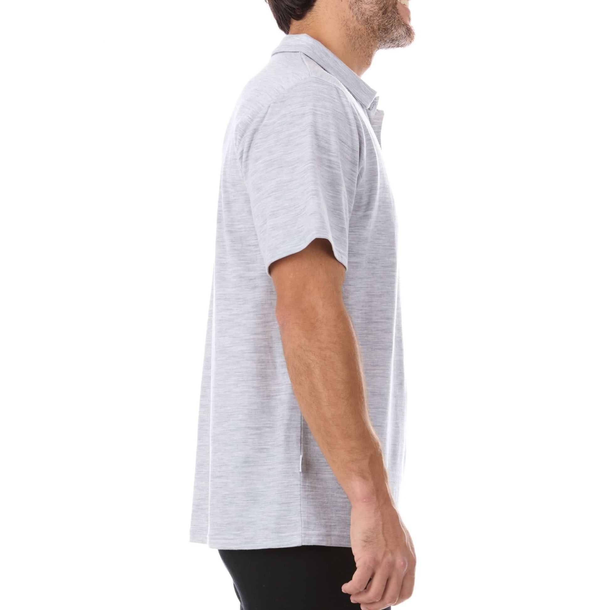 Microweight Men's Wool Polo - Woolverino - Wander Together Outfitters