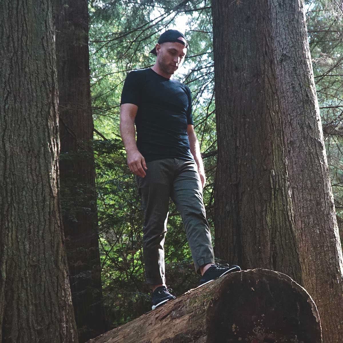 Microweight Men's Wool T Shirt - Woolverino - Wander Together Outfitters