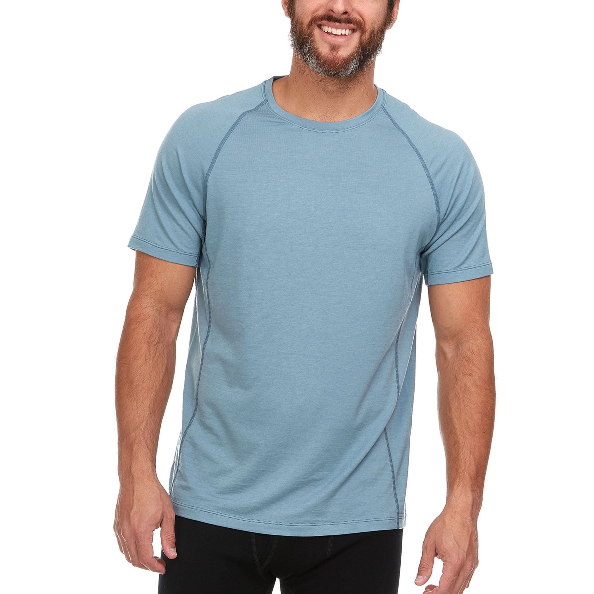 Microweight Men's Wool T Shirt - Woolverino - Wander Together Outfitters