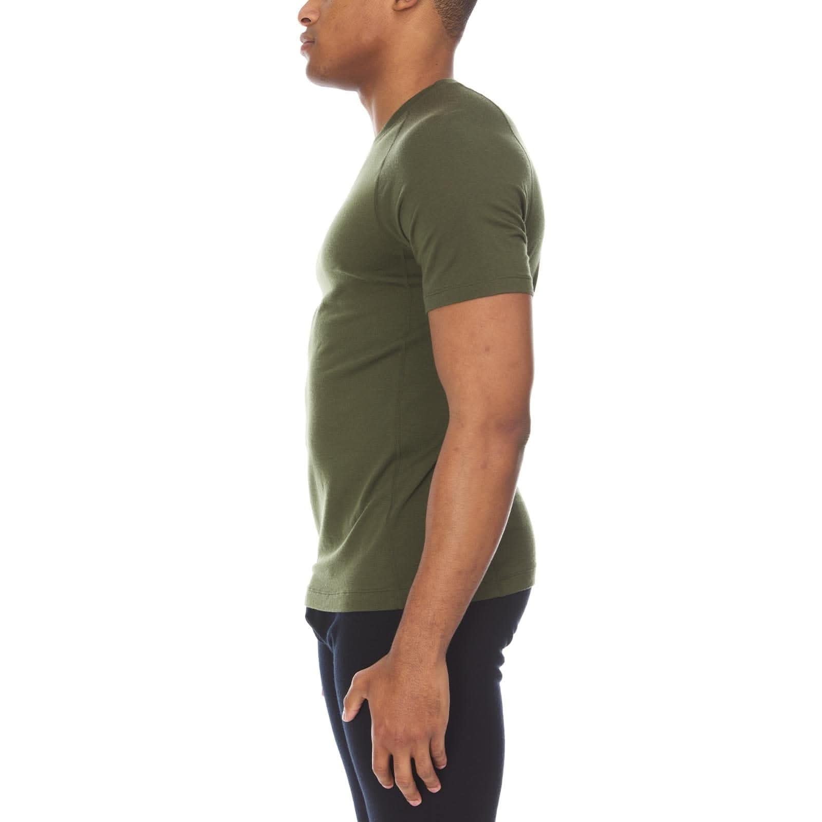Microweight Men's Wool T Shirt - Woolverino - Wander Together Outfitters