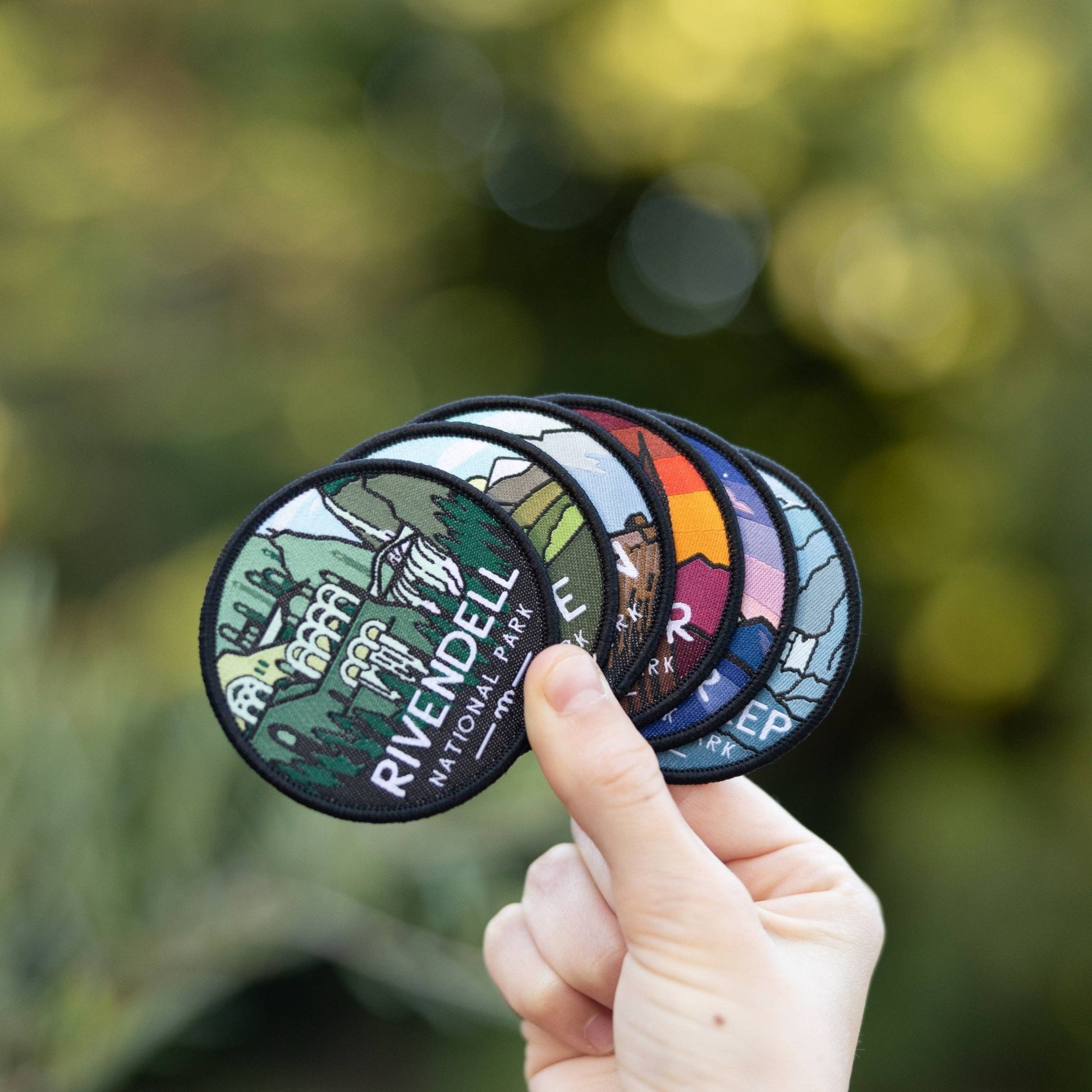 Middle - Earth National Parks, LOTR, 6 Patch Collection - Wander Together Outfitters