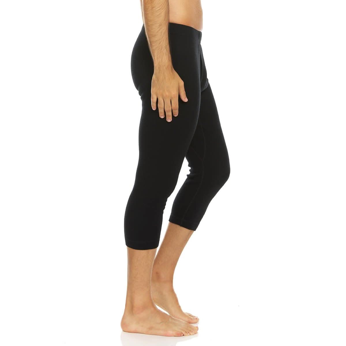 Midweight Men's Ski Bottom 3/4 Length Merino Wool - Woolverino - Wander Together Outfitters