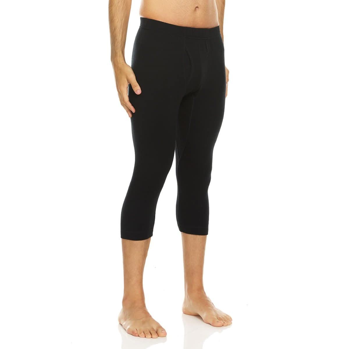 Midweight Men's Ski Bottom 3/4 Length Merino Wool - Woolverino - Wander Together Outfitters