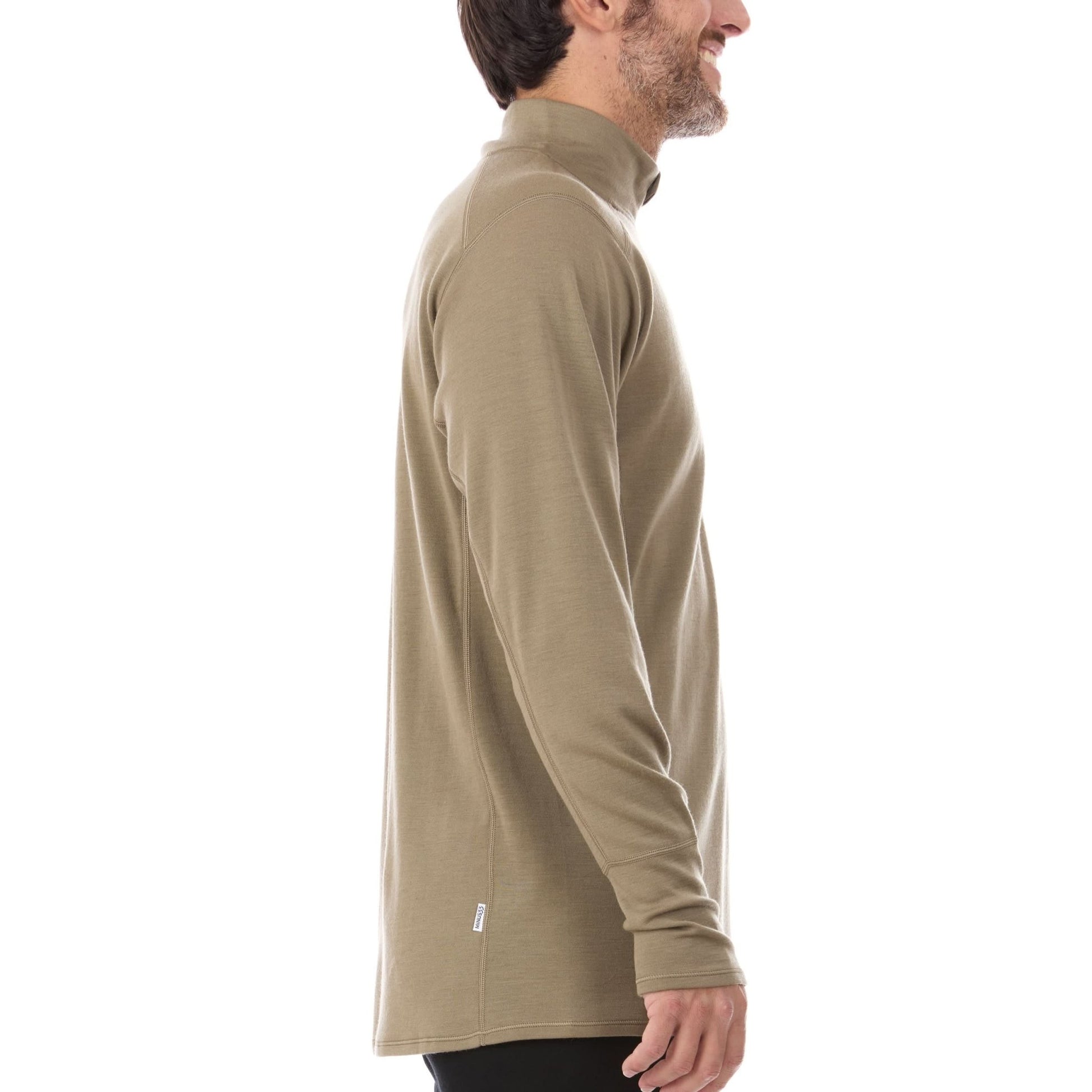 Midweight Men's Wool 1/4 Zip - 100% Merino Wool - Wander Together Outfitters