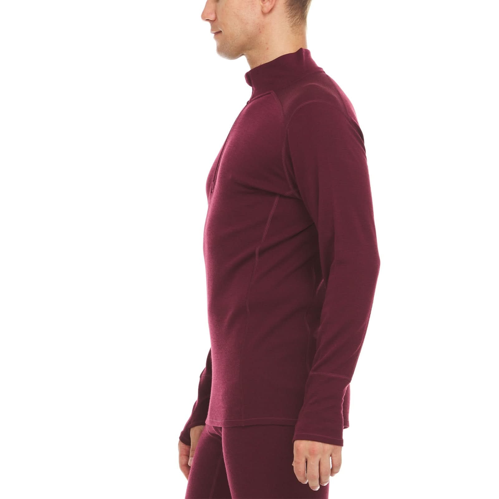 Midweight Men's Wool 1/4 Zip - 100% Merino Wool - Wander Together Outfitters