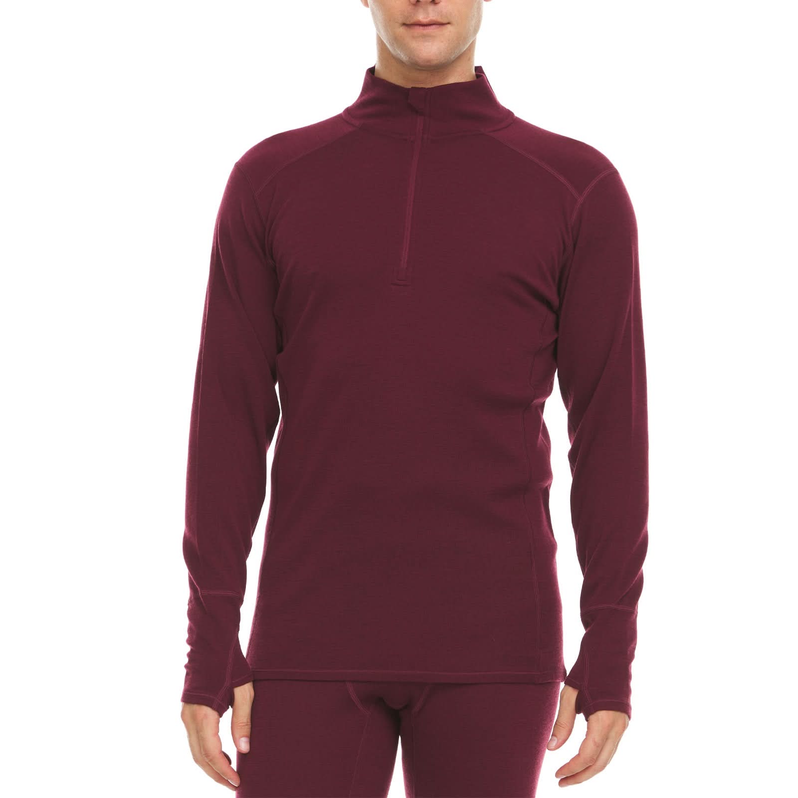 Midweight Men's Wool 1/4 Zip - 100% Merino Wool - Wander Together Outfitters