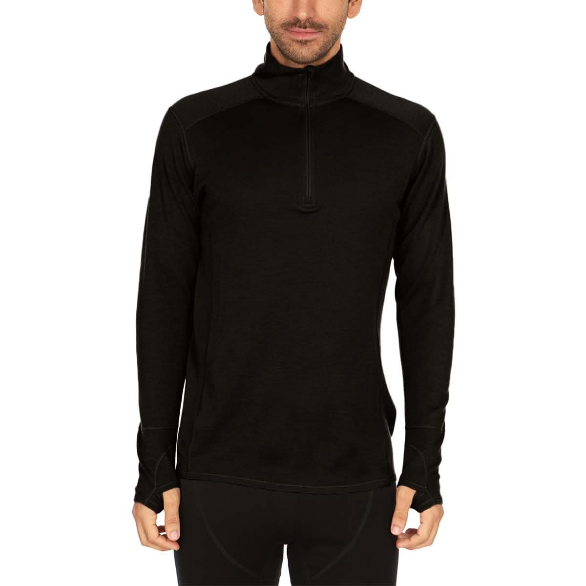Midweight Men's Wool 1/4 Zip - 100% Merino Wool - Wander Together Outfitters