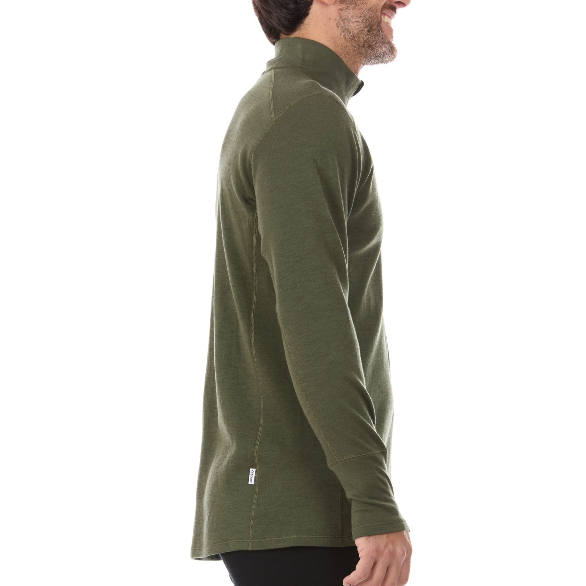 Midweight Men's Wool 1/4 Zip - 100% Merino Wool - Wander Together Outfitters