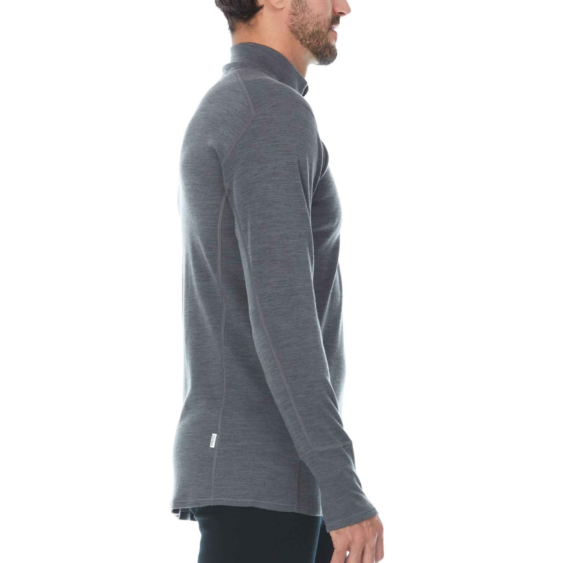 Midweight Men's Wool 1/4 Zip - 100% Merino Wool - Wander Together Outfitters
