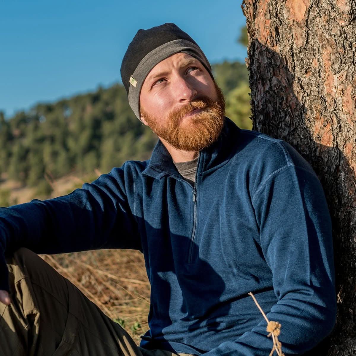 Midweight Men's Wool 1/4 Zip - 100% Merino Wool - Wander Together Outfitters