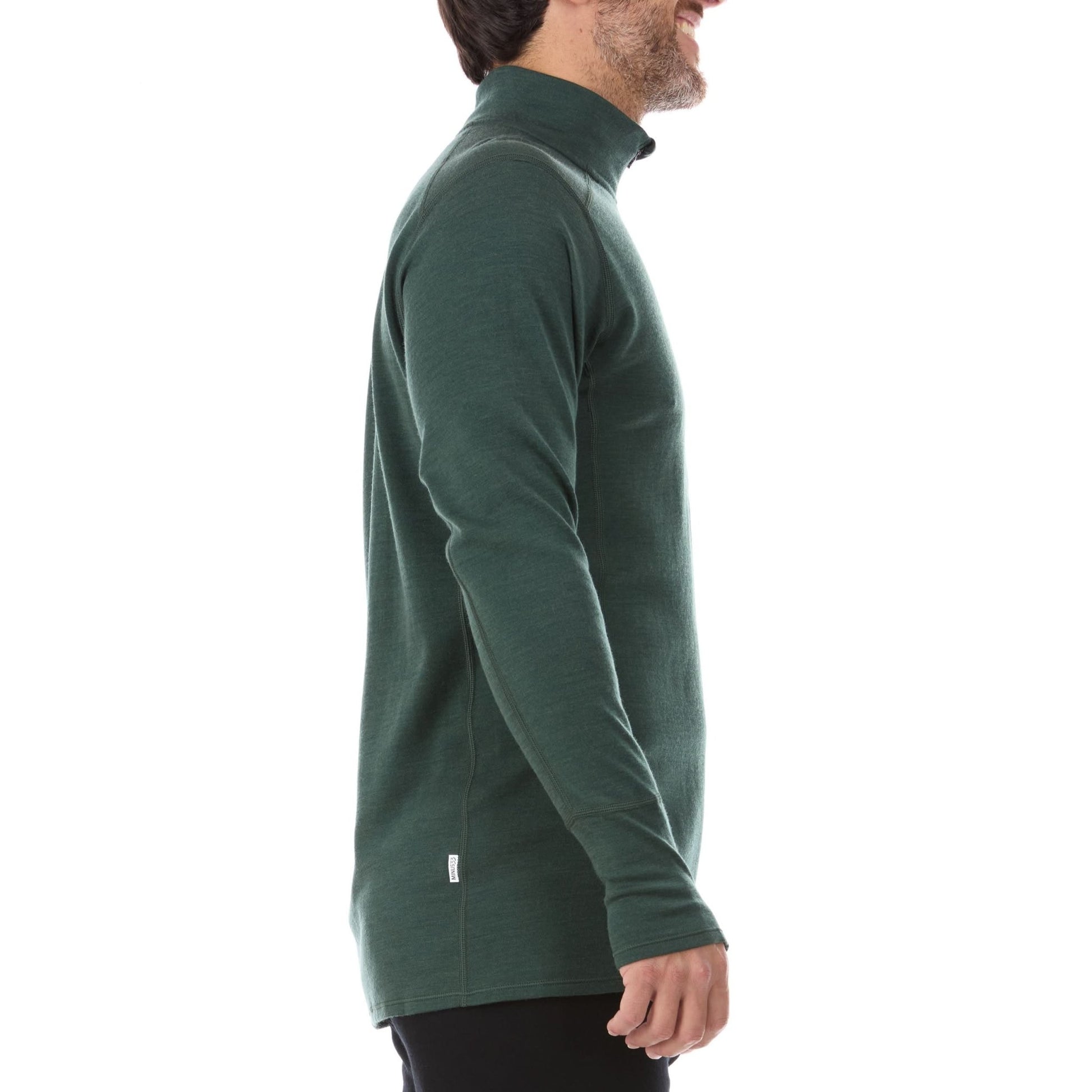 Midweight Men's Wool 1/4 Zip - 100% Merino Wool - Wander Together Outfitters