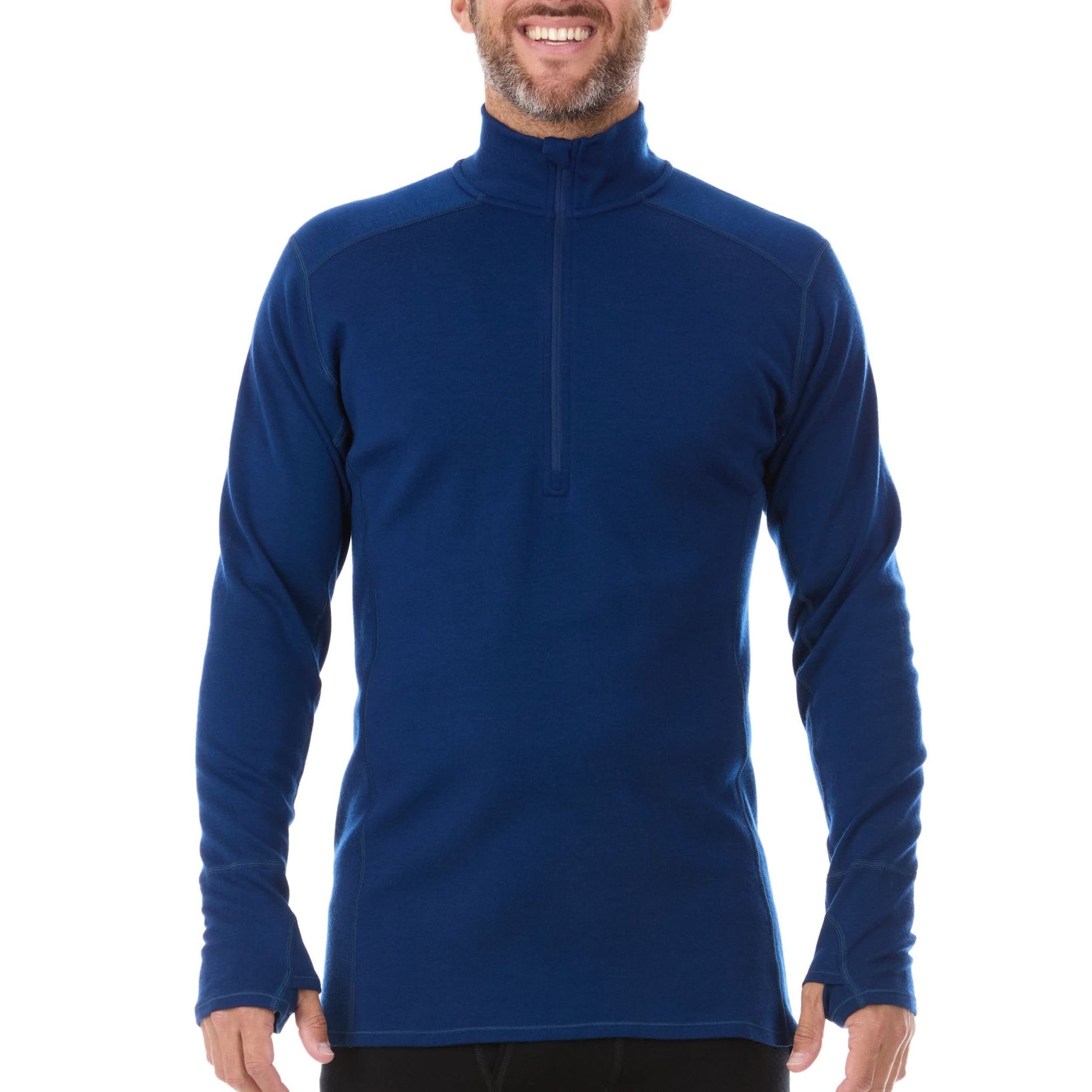 Midweight Men's Wool 1/4 Zip - 100% Merino Wool - Wander Together Outfitters
