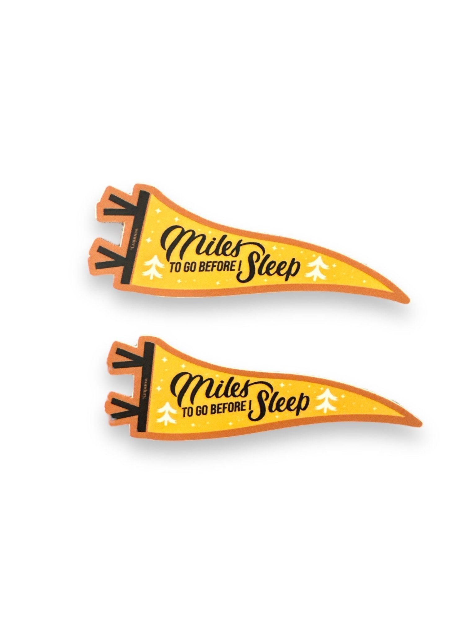 Miles to Go Vinyl Sticker - Wander Together Outfitters