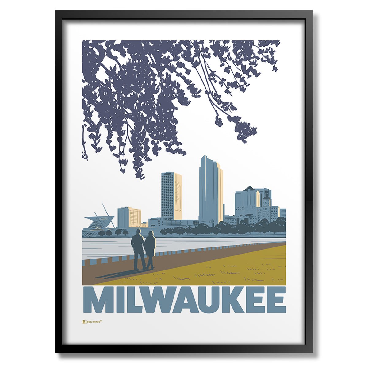 Milwaukee Lakefront Print - Wander Together Outfitters