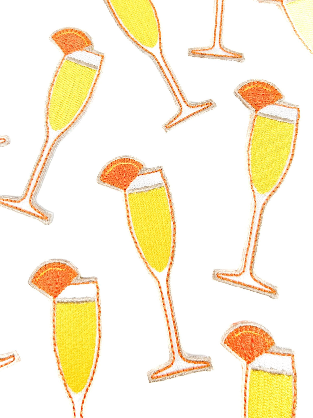 Mimosa Champagne Glass Patch - Wander Together Outfitters