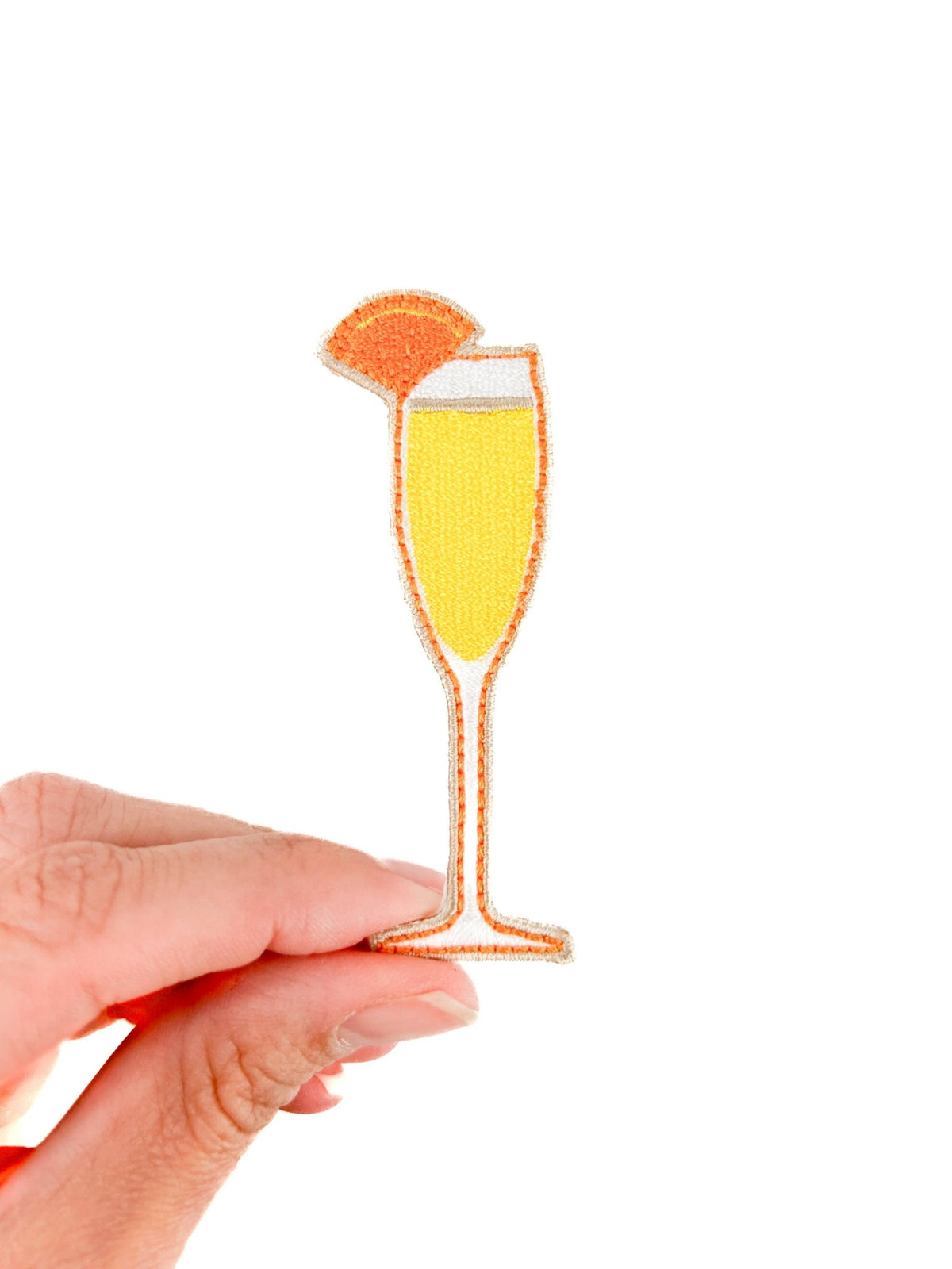 Mimosa Champagne Glass Patch - Wander Together Outfitters