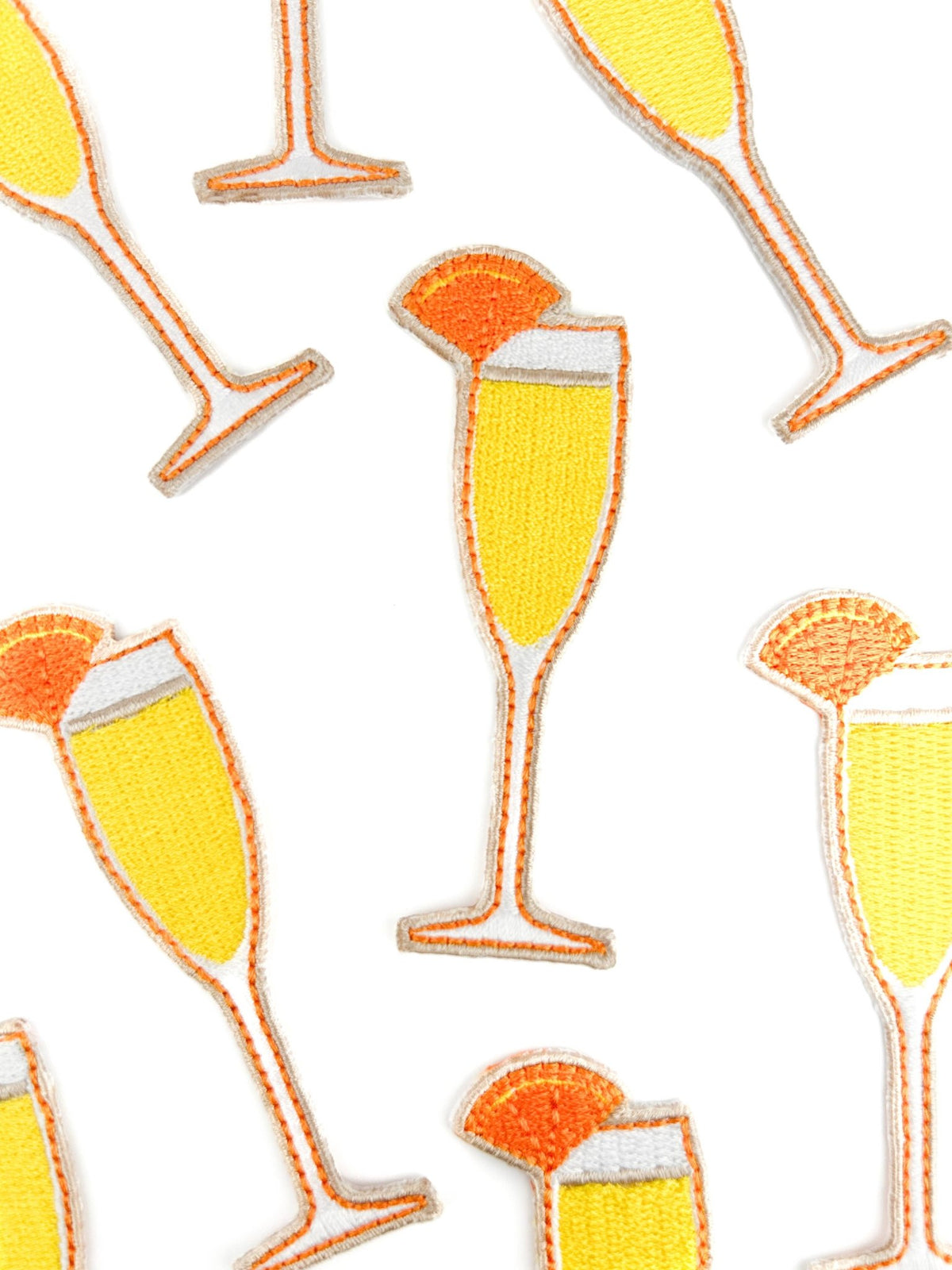 Mimosa Champagne Glass Patch - Wander Together Outfitters