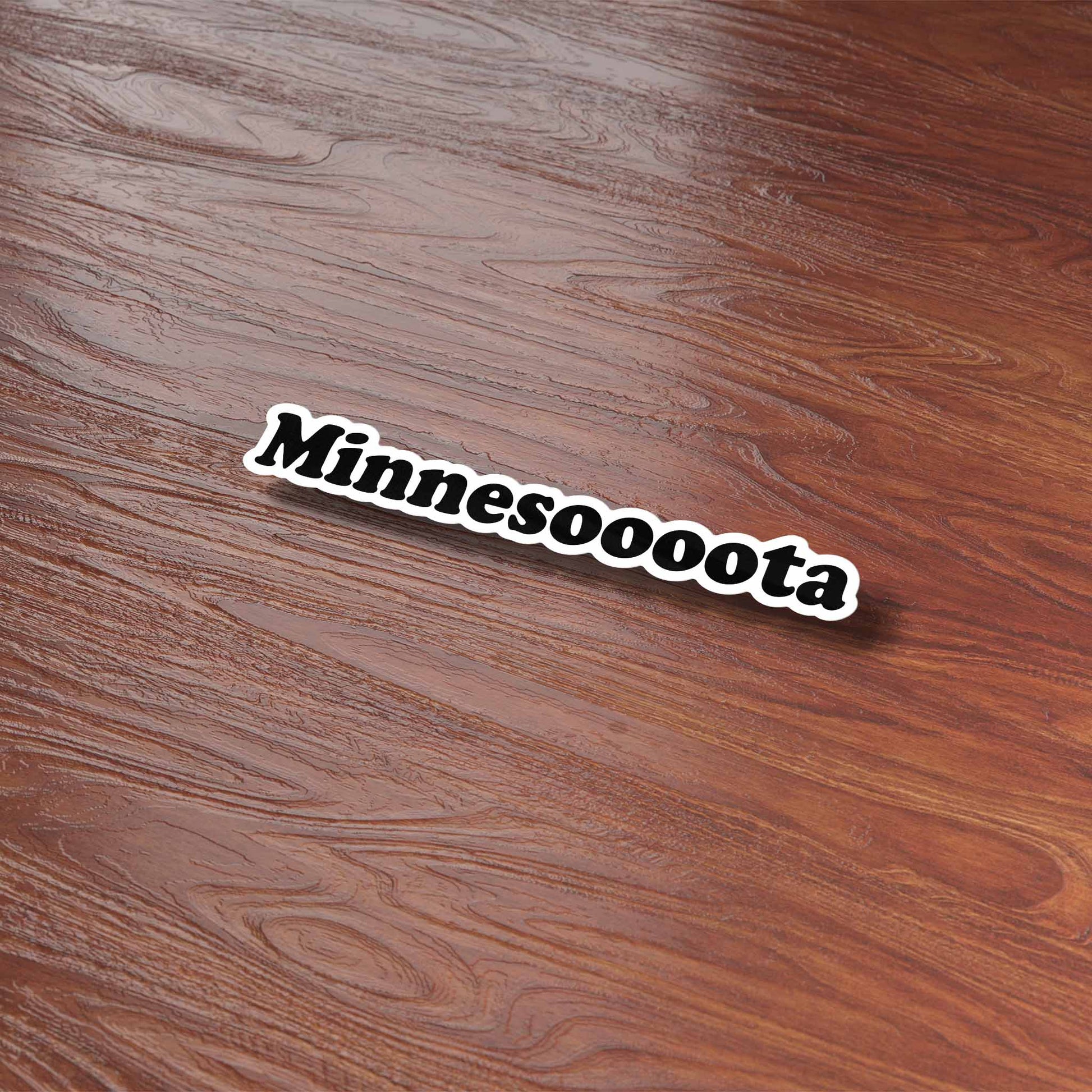 "Minnesooooota" Sticker - Funny Midwest Decals - Wander Together Outfitters
