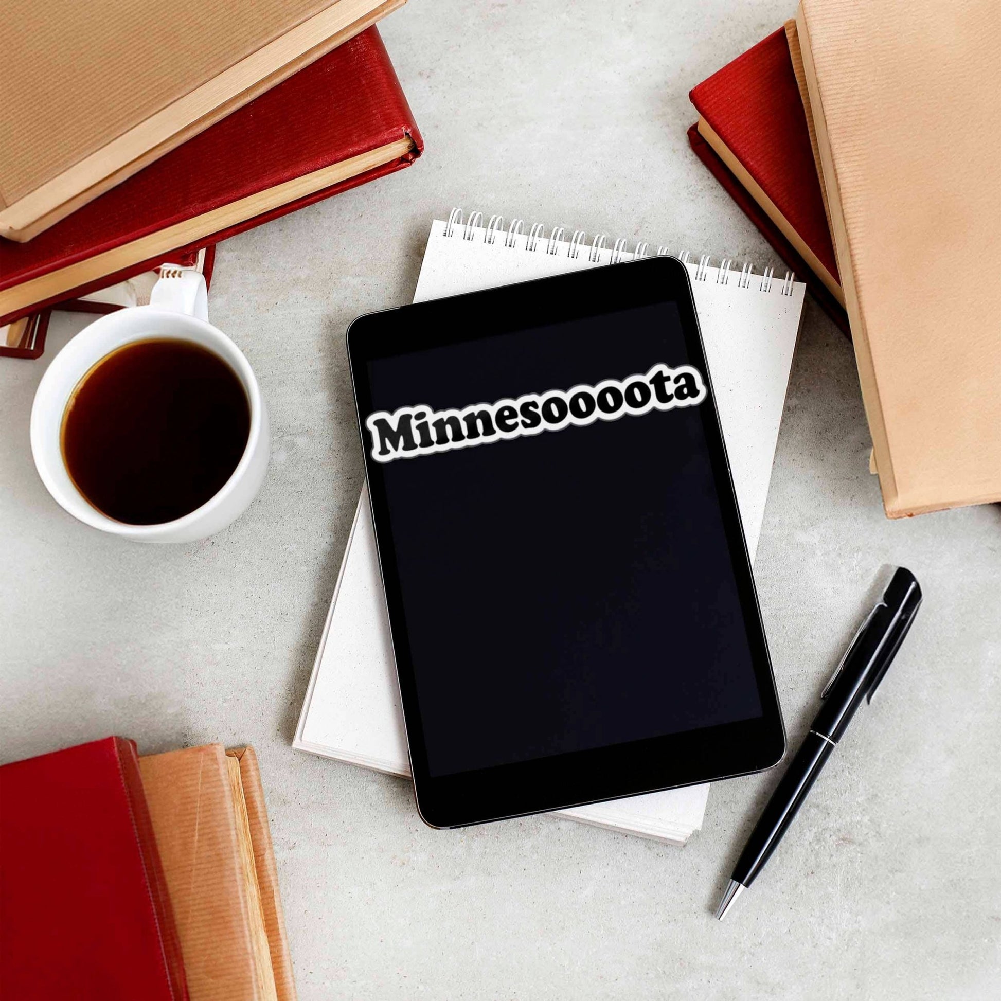 "Minnesooooota" Sticker - Funny Midwest Decals - Wander Together Outfitters