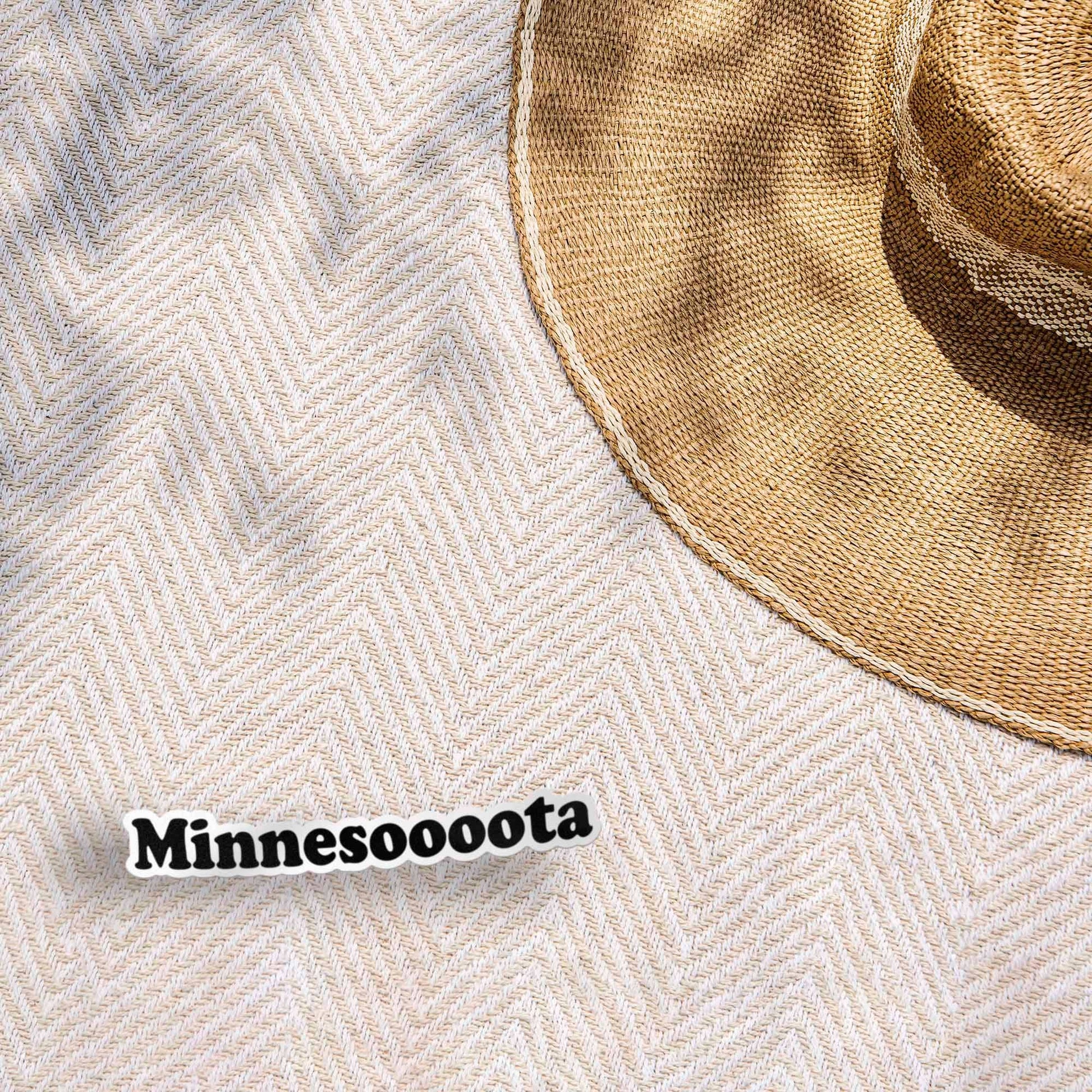 "Minnesooooota" Sticker - Funny Midwest Decals - Wander Together Outfitters