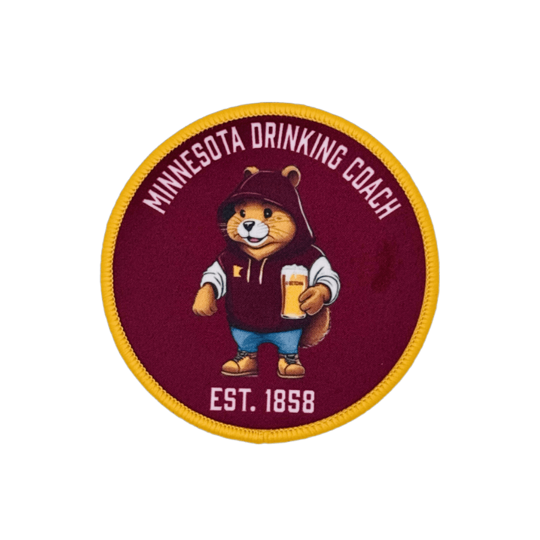 Minnesota "Drinking Coach" Iron On Sublimation Patch  - Wander Together Outfitters