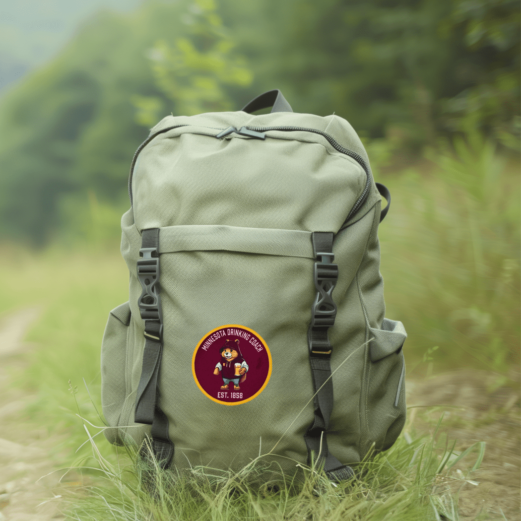 Minnesota "Drinking Coach" Iron On Sublimation Patch  - Wander Together Outfitters