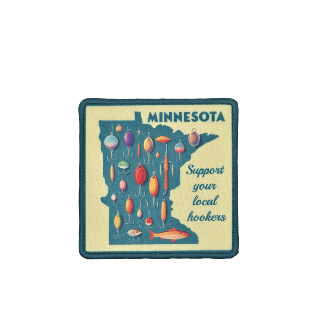 Minnesota Fishing Hookers Iron On Sublimation Patch - Wander Together Outfitters