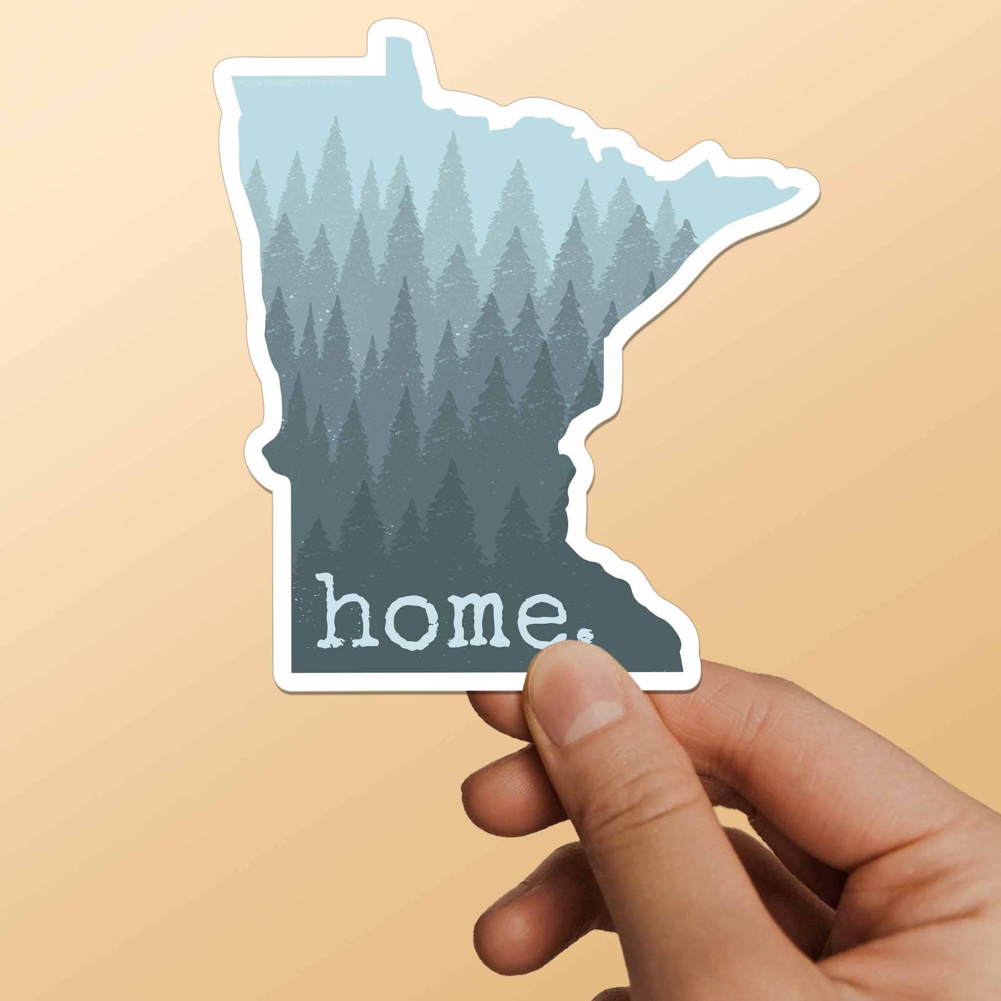 Minnesota "Home" Sticker - Midwest Forest Nature Decals - Wander Together Outfitters