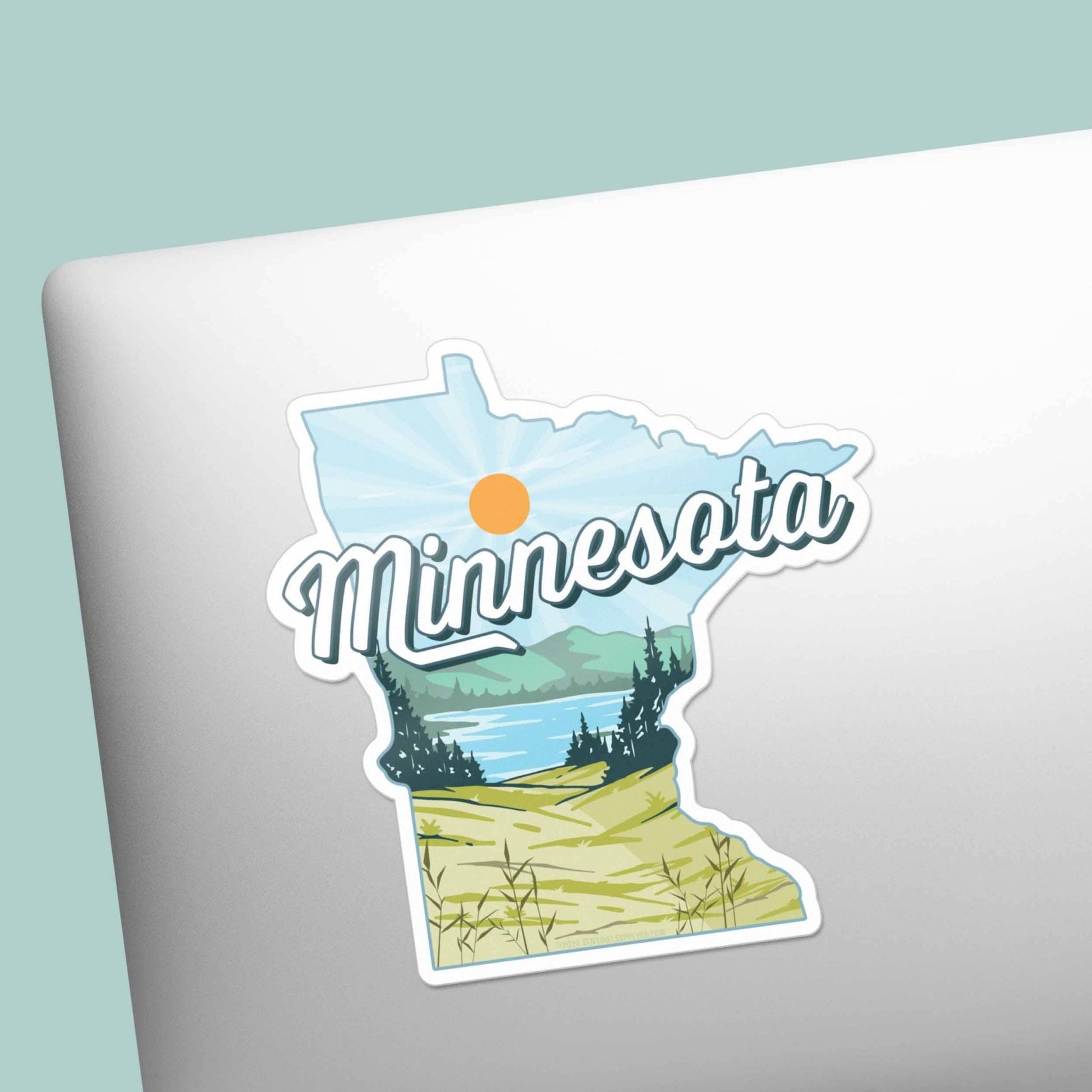 Minnesota Lakes Sticker - Wander Together Outfitters