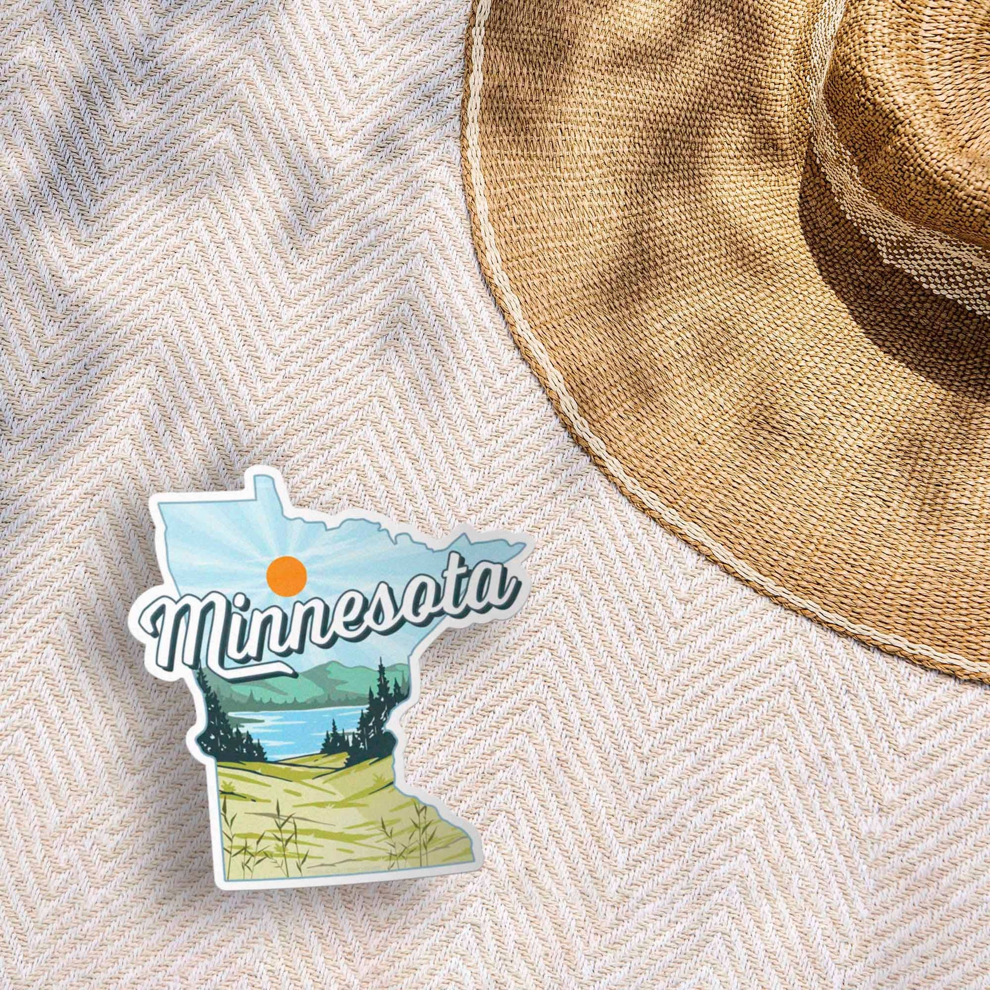 Minnesota Lakes Sticker - Wander Together Outfitters