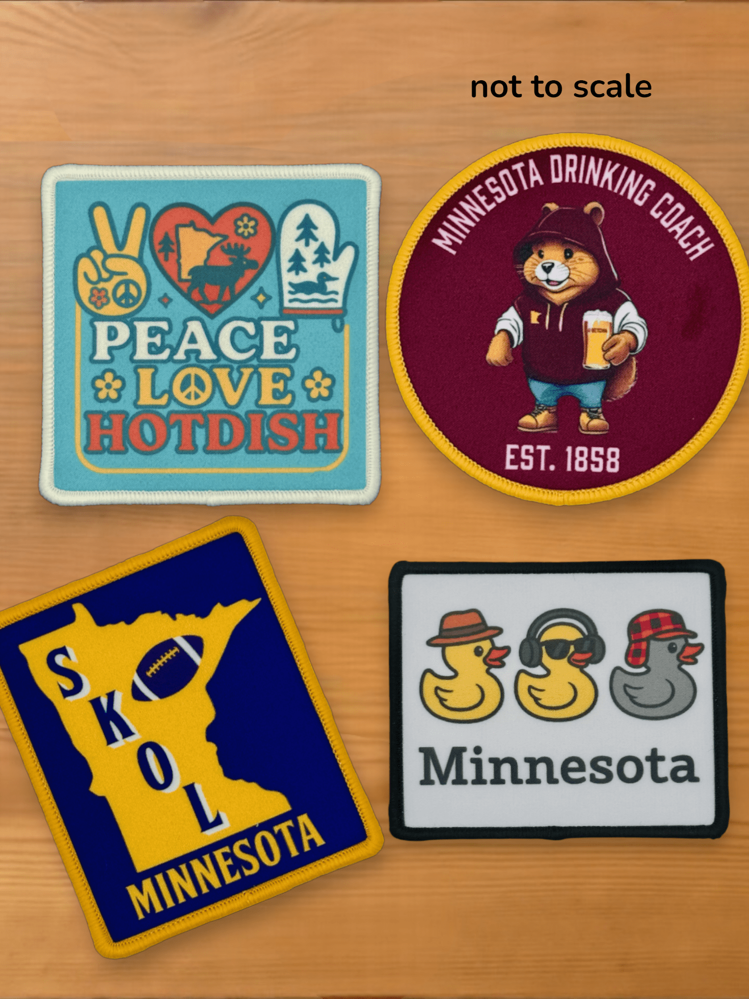 Minnesota SKOL Iron On Sublimation Patch  - Wander Together Outfitters